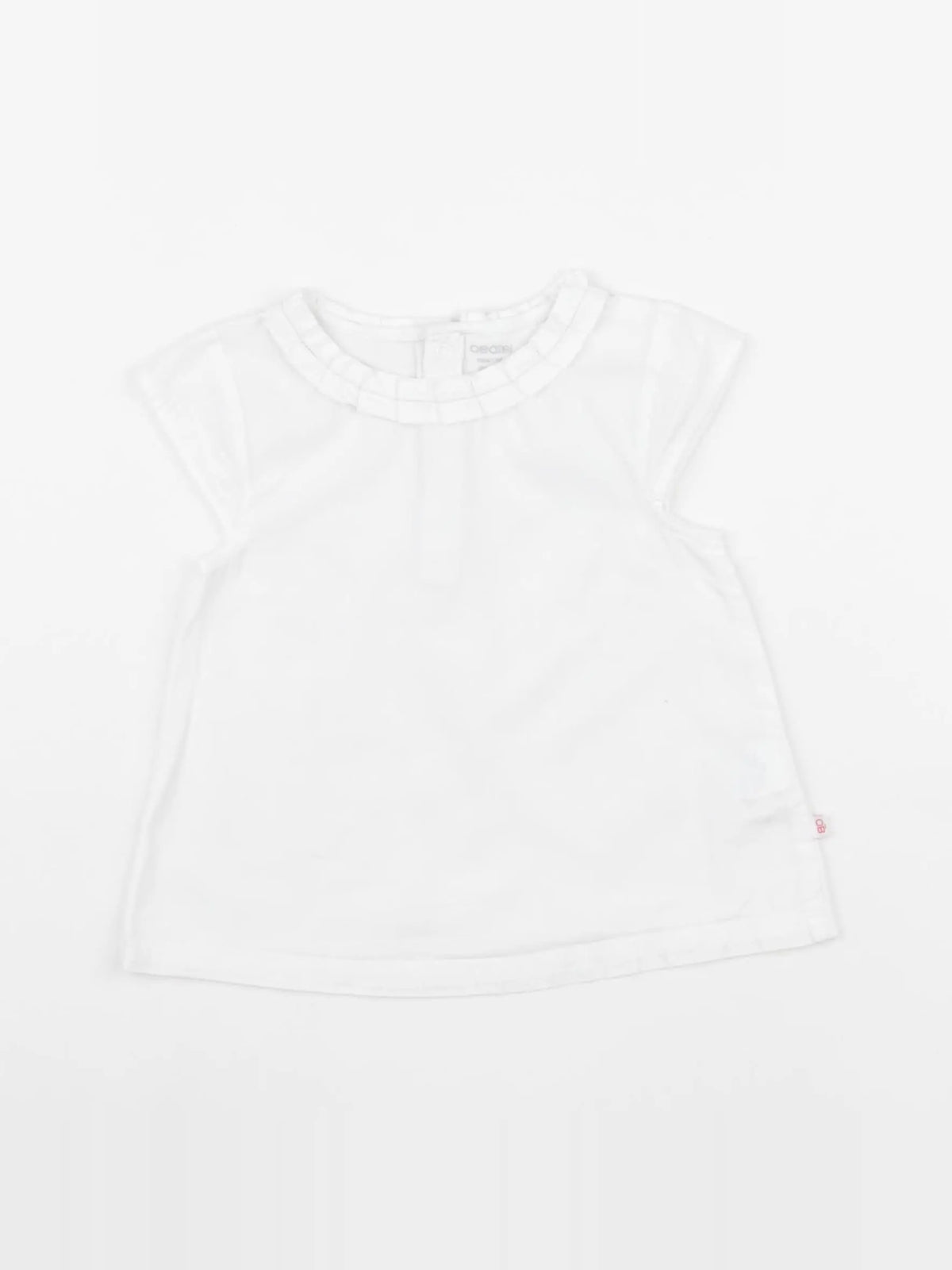 Obaïbi - tee-shirt blanc - 12 mois