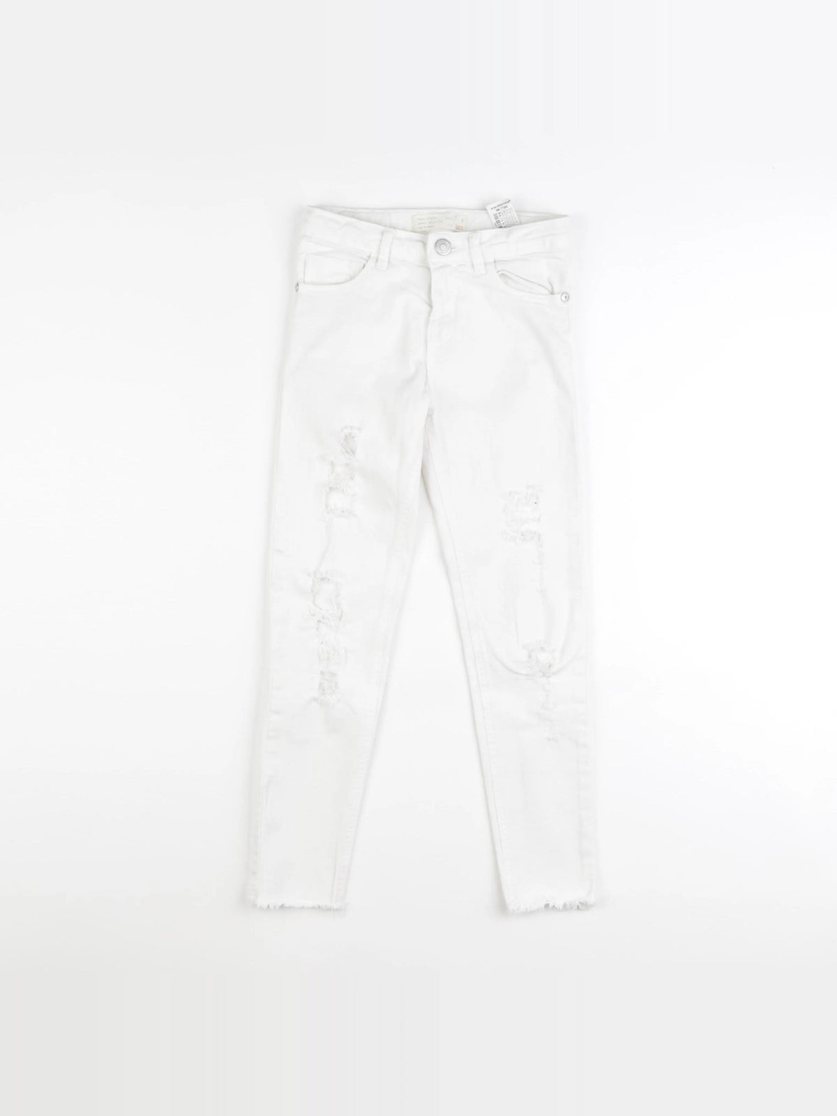 Zara - jean blanc - 7 ans