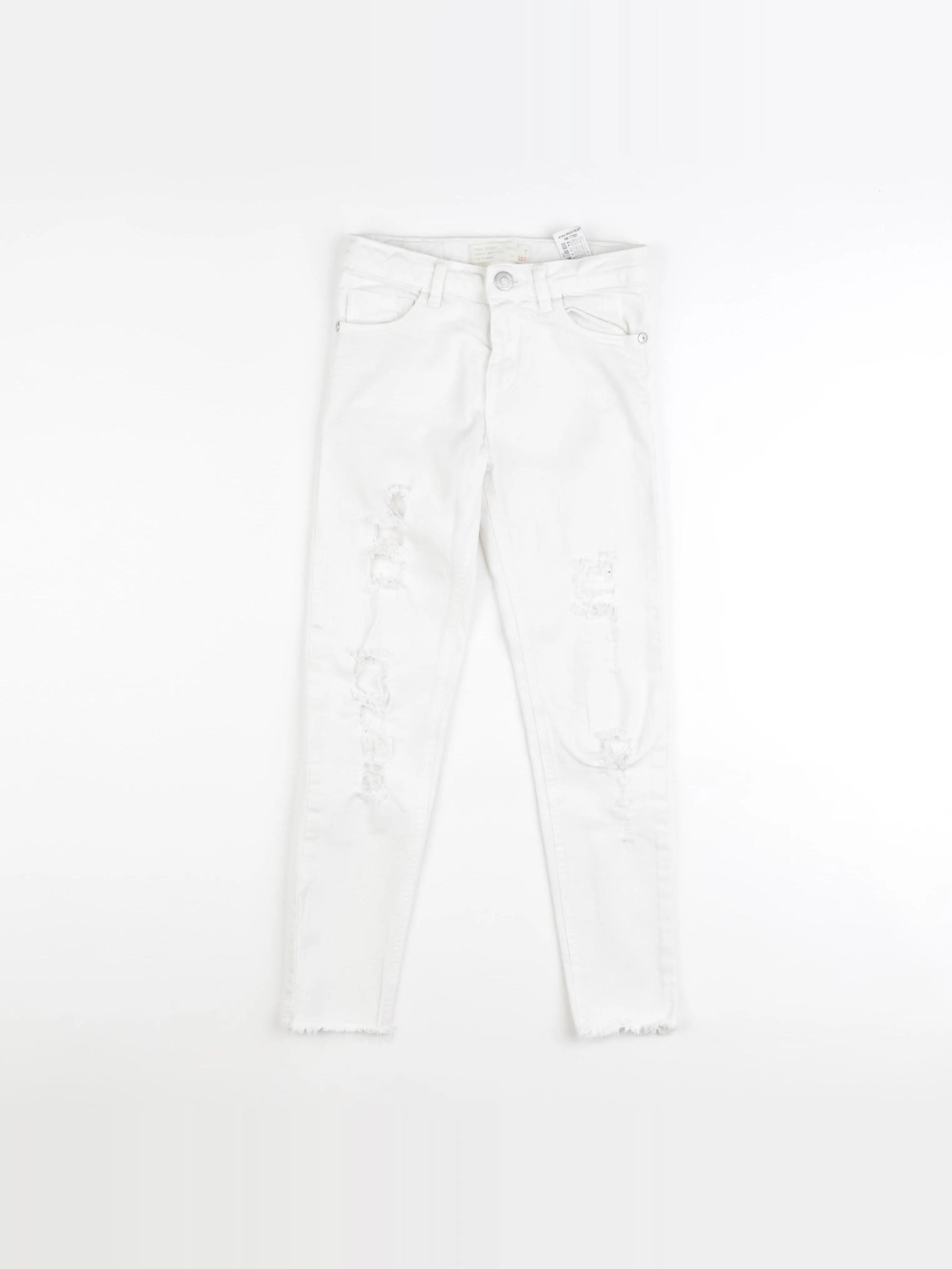 Zara - jean blanc - 7 ans