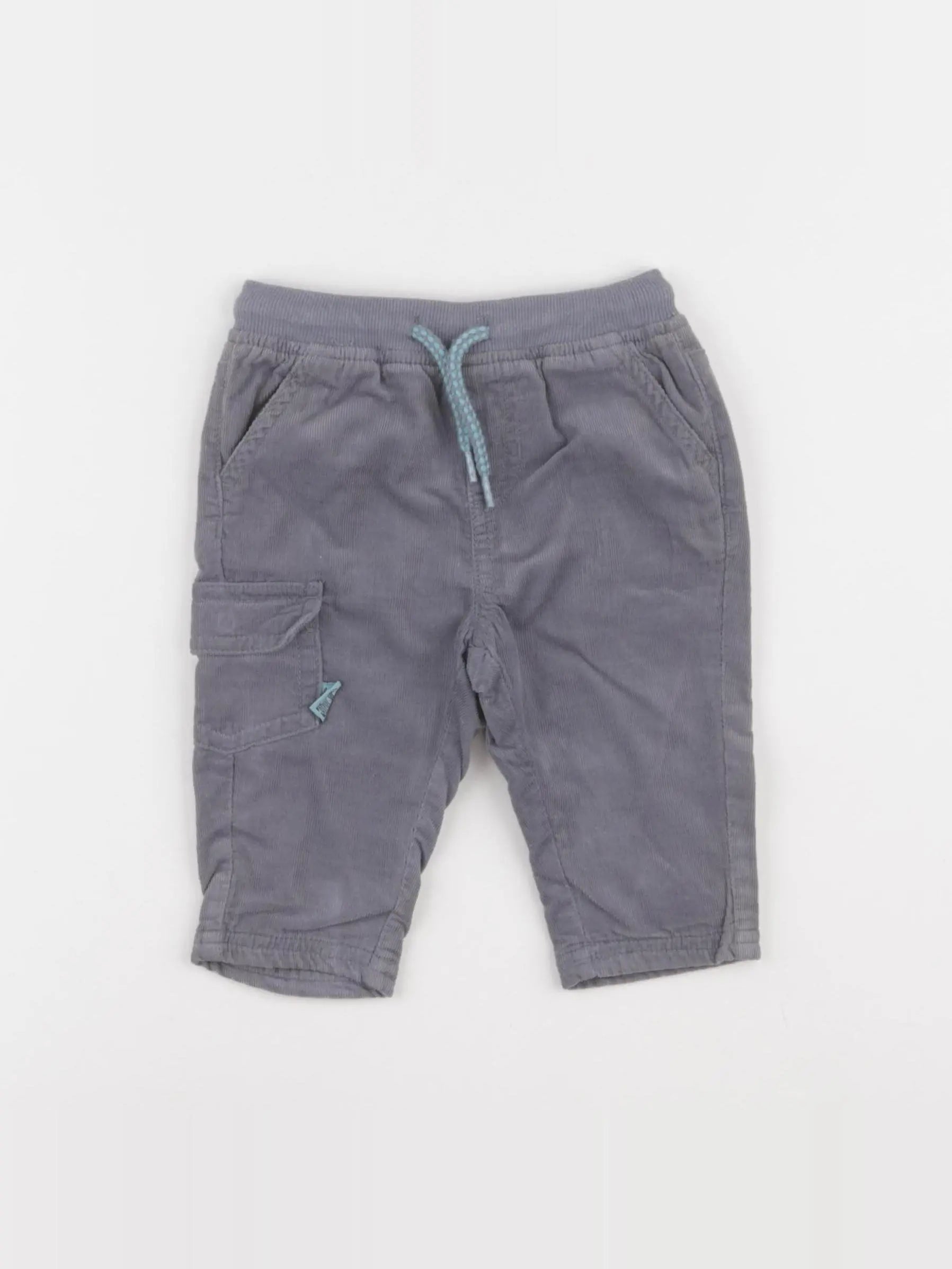 DPAM - pantalon doublé gris - 6 mois