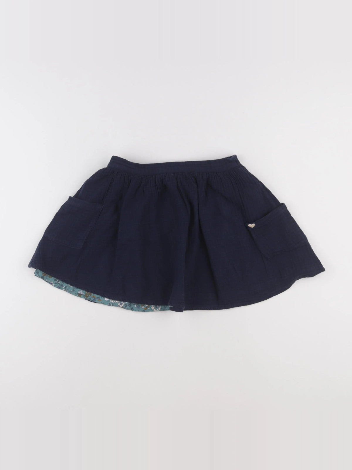 Vertbaudet - jupe bleu - 9 ans