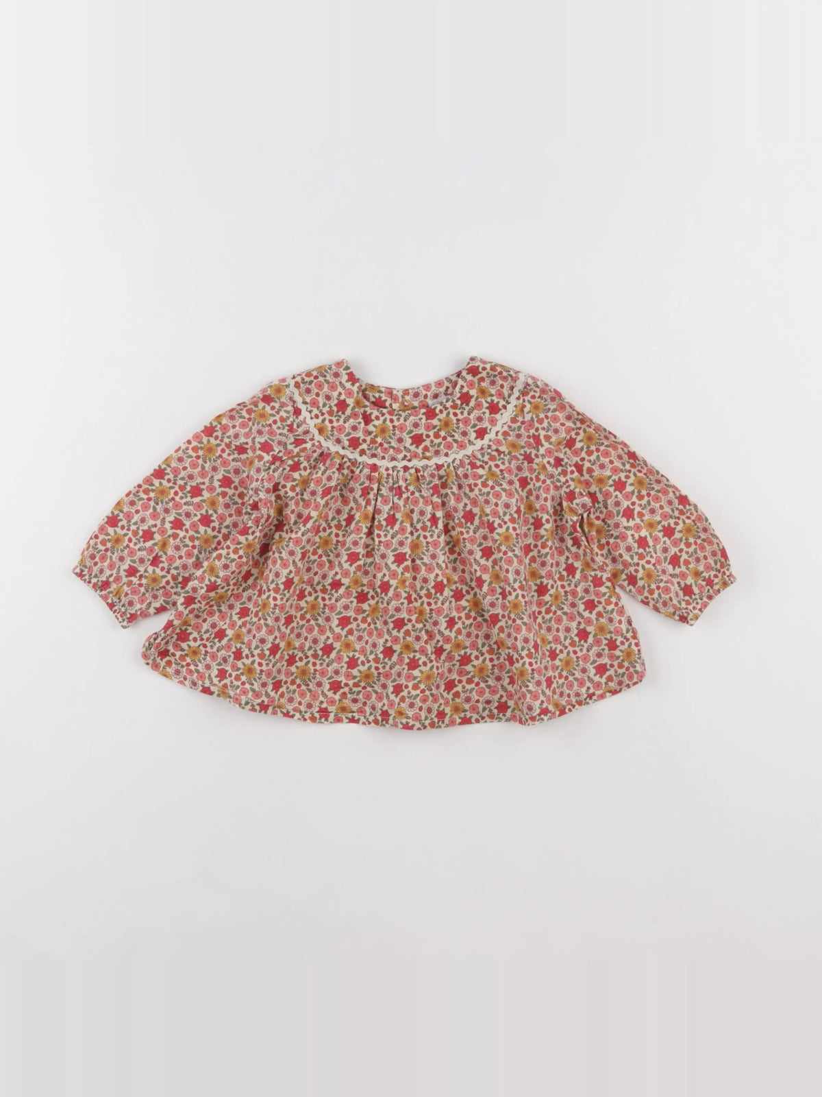 Boutchou - blouse multicolore - 6 mois