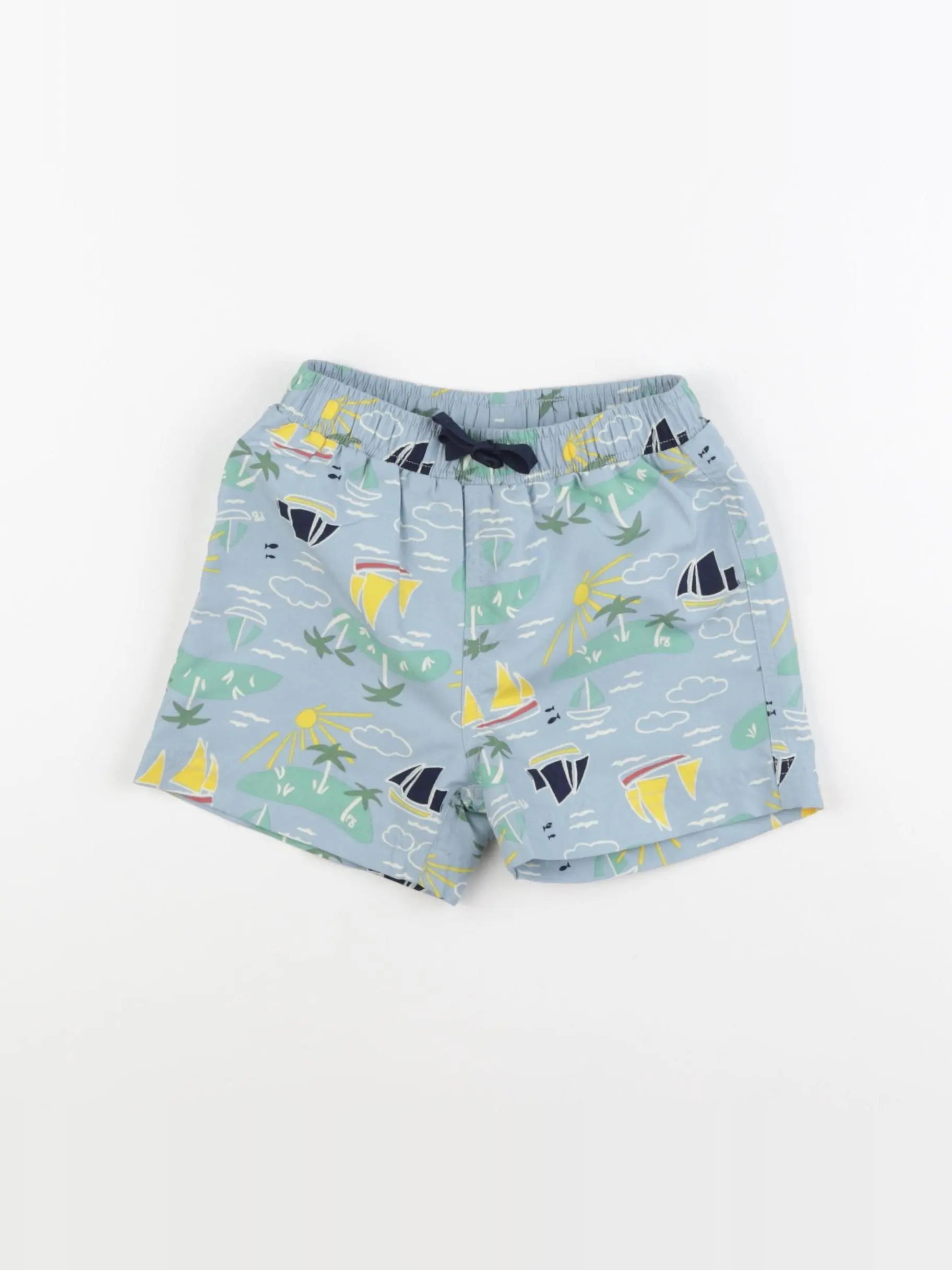 Petit Bateau - maillot de bain bleu - 6 mois