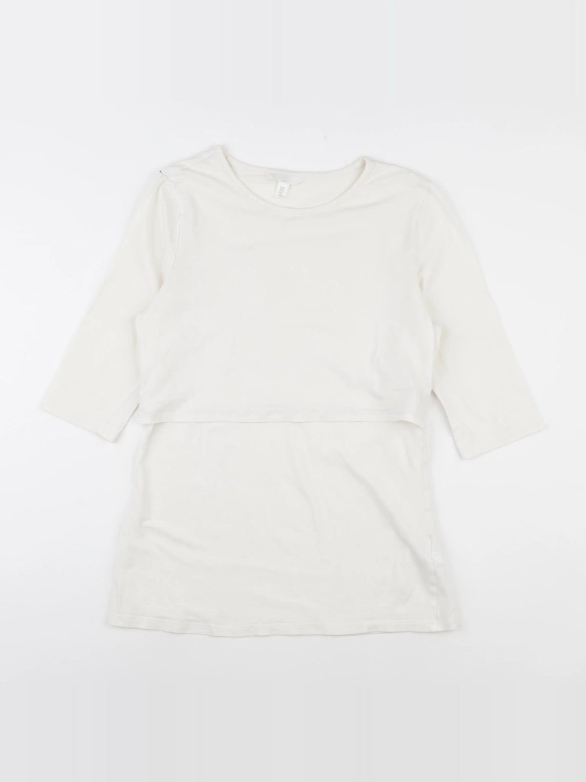 H&M - tee-shirt grossesse beige - 40 à 42