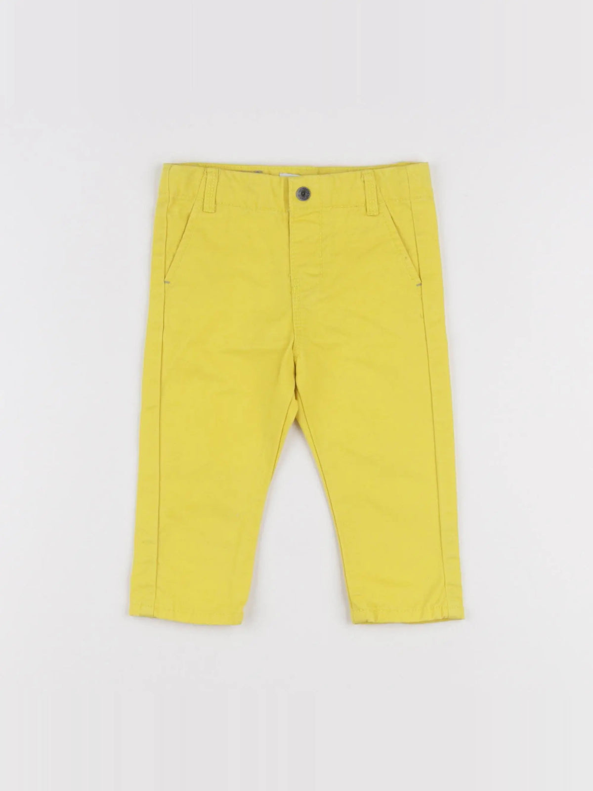Obaïbi - pantalon jaune - 12 mois