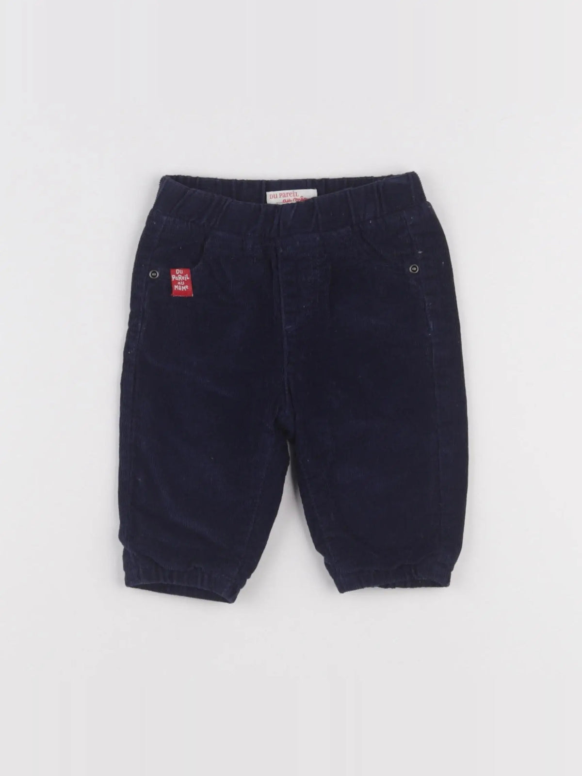 DPAM - pantalon doublé bleu - 3 mois