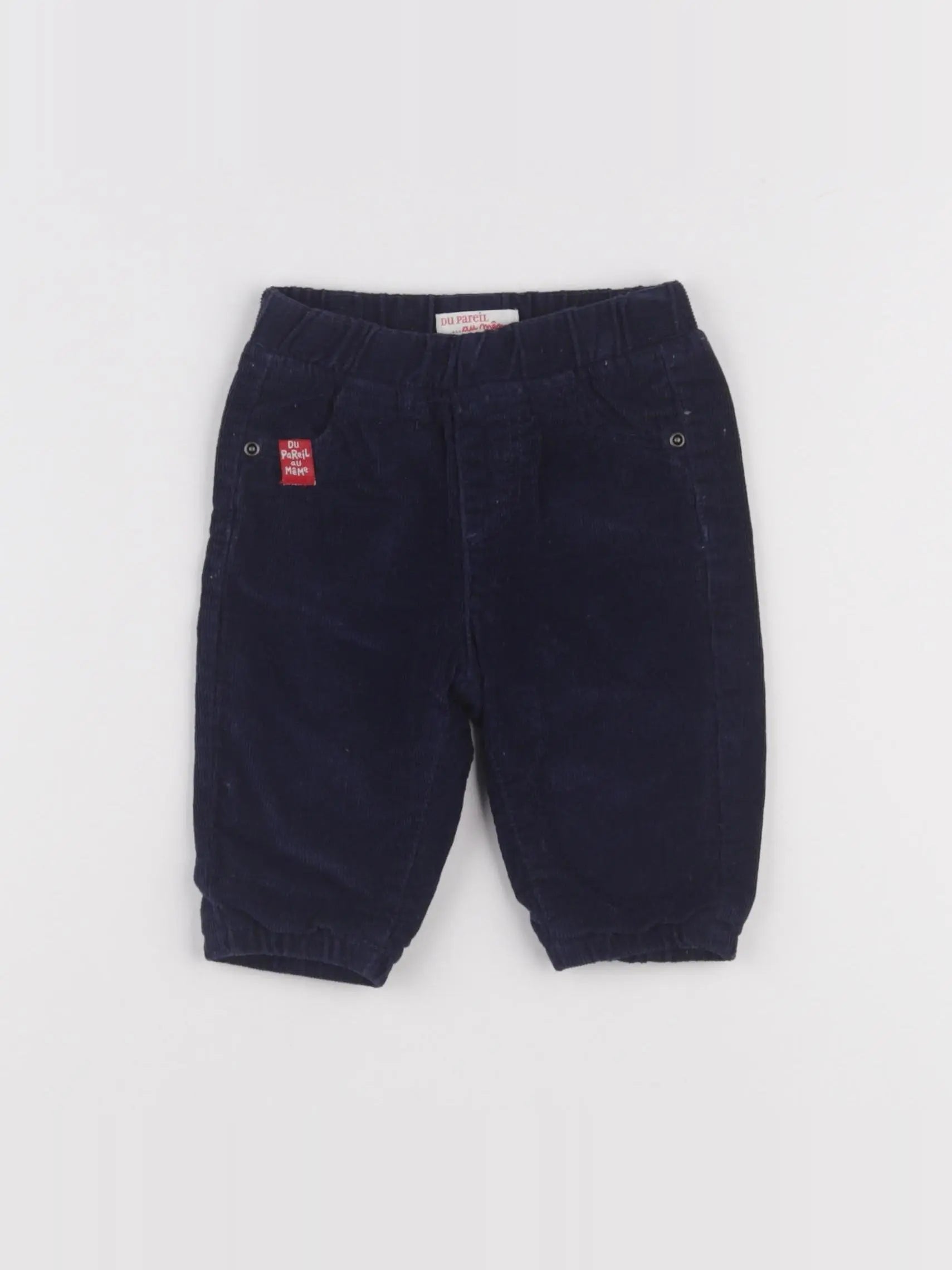 DPAM - pantalon doublé bleu - 3 mois