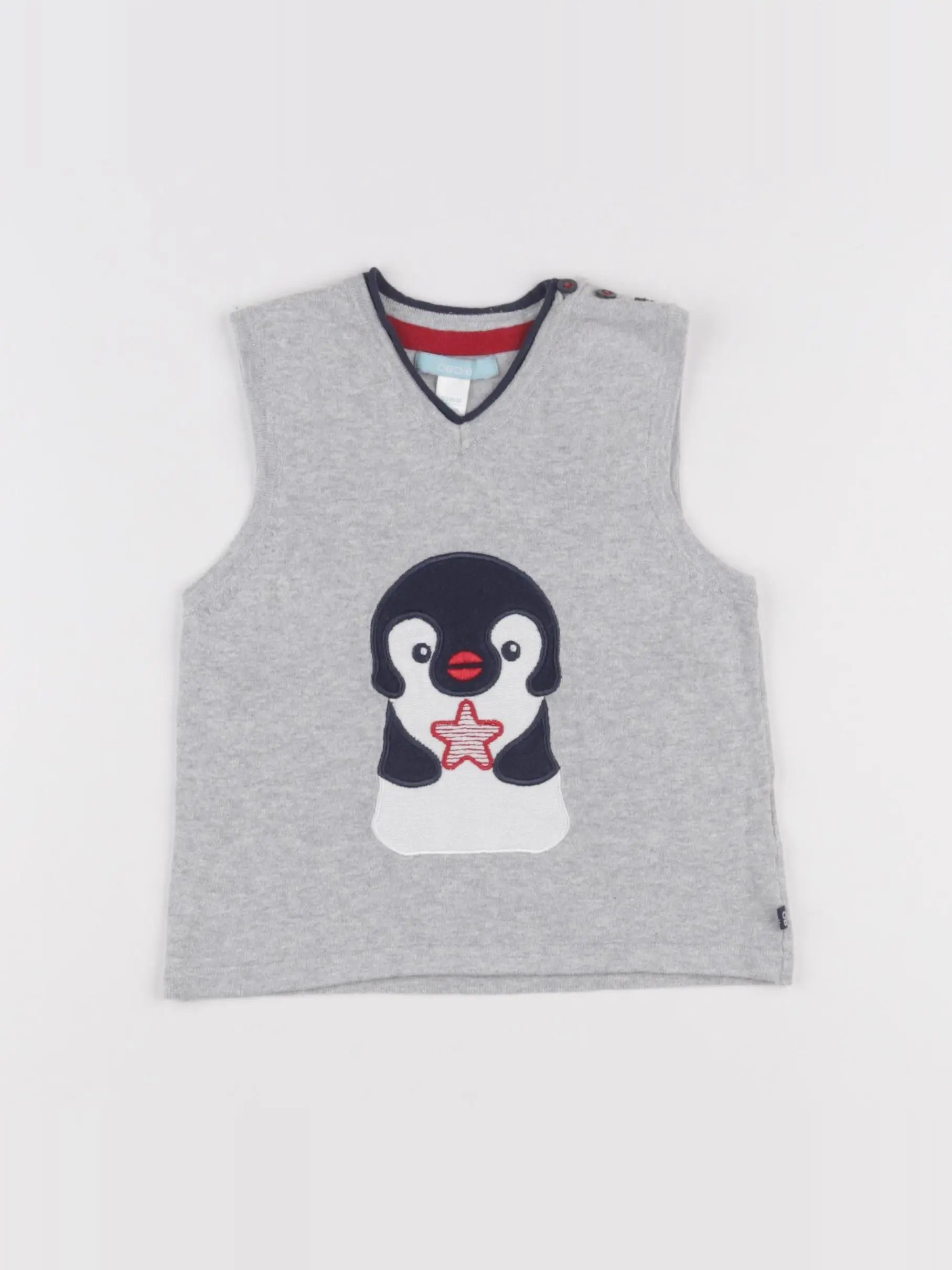 Obaïbi - pull gris - 24 mois