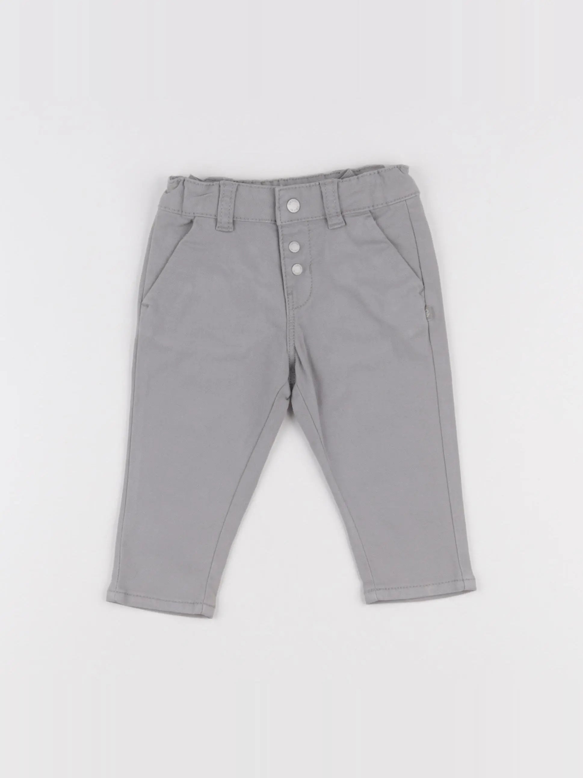 Obaïbi - pantalon gris - 6 mois