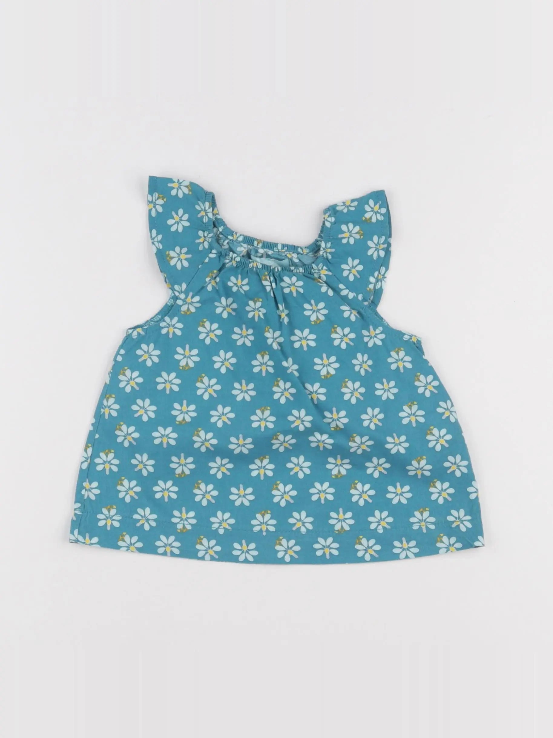 Obaïbi - blouse bleu - 6 mois