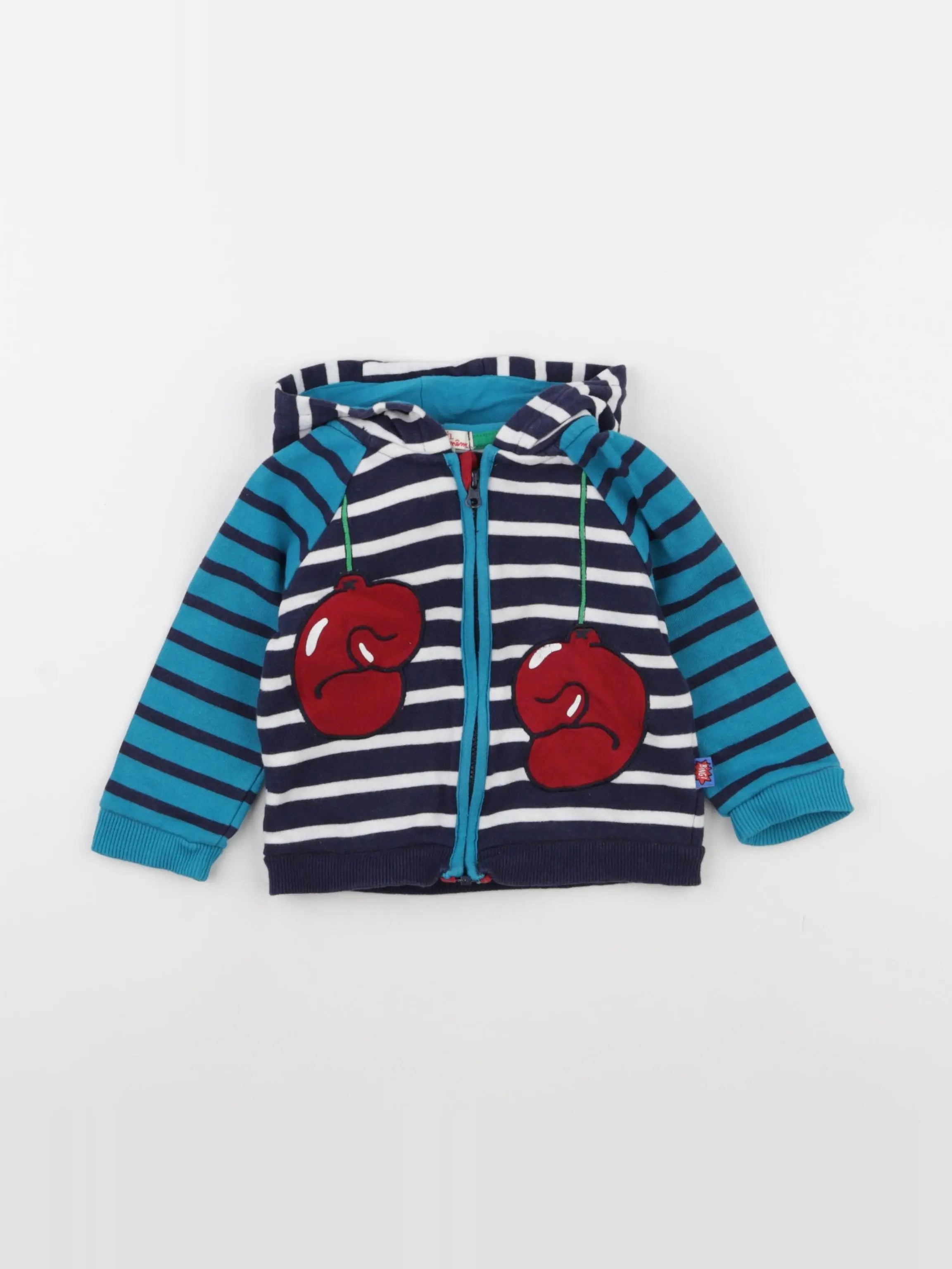 DPAM - sweat multicolore - 12 mois