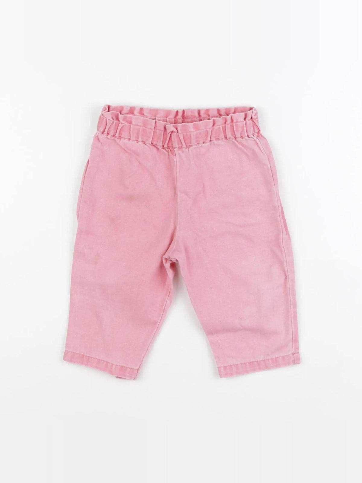 Bonton - pantalon rose - 12 mois