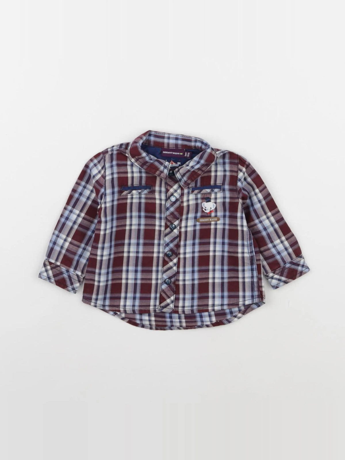 Sergent Major - chemise multicolore - 3 mois