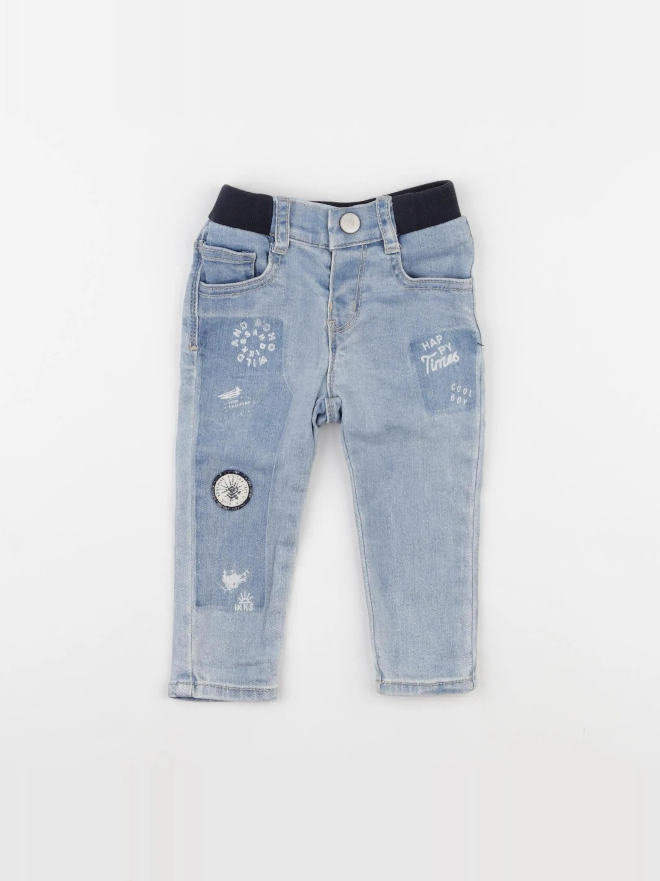 IKKS - jean bleu - 6 mois