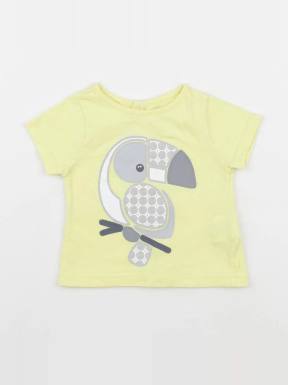 Obaïbi - tee-shirt jaune - 3 mois