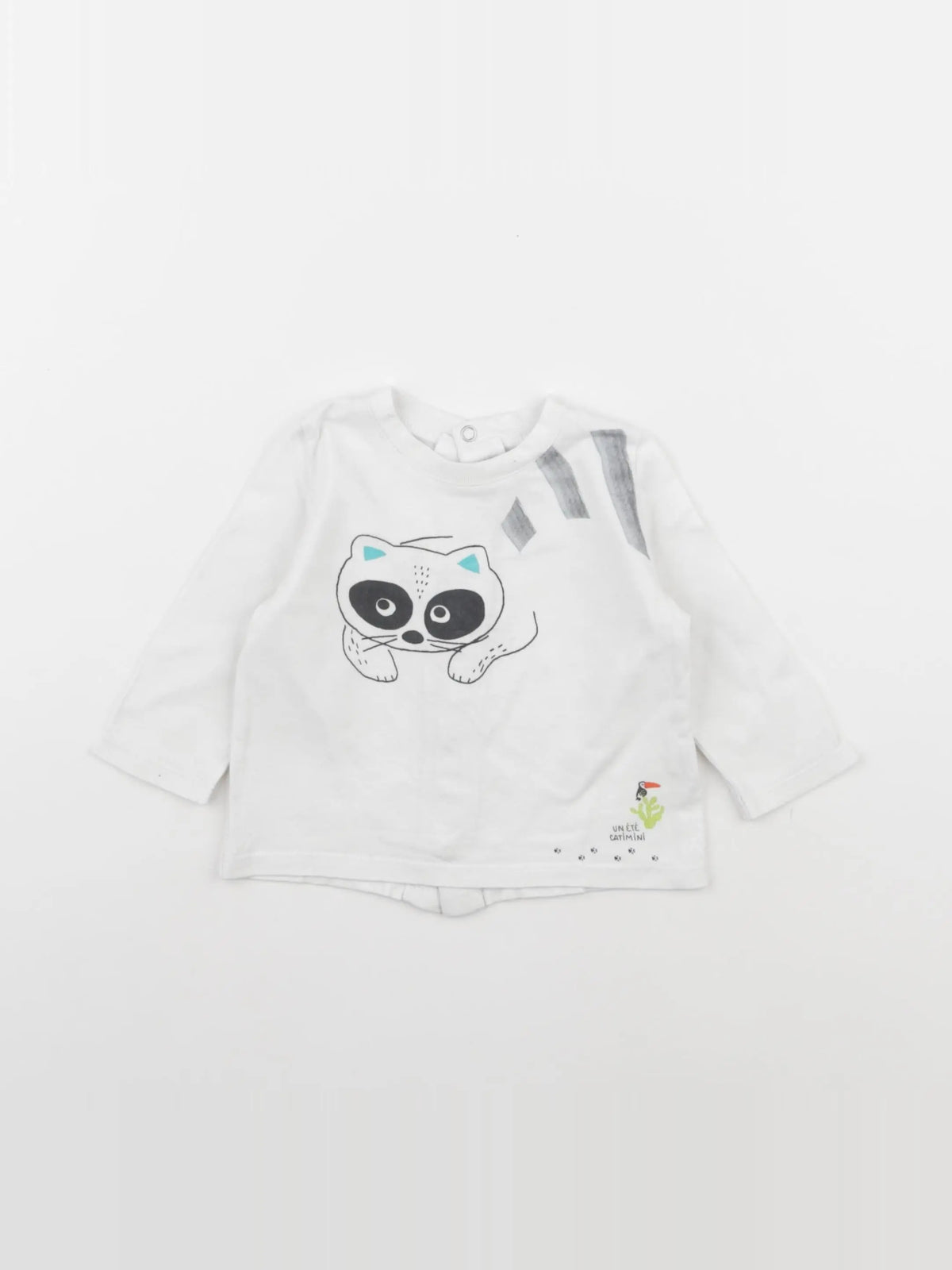 Catimini - tee-shirt blanc - 6 mois