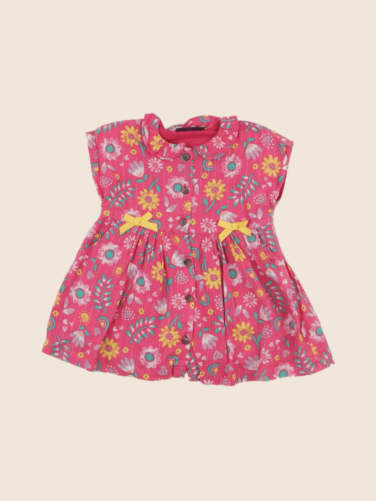 Sergent Major - robe rose - 6 mois