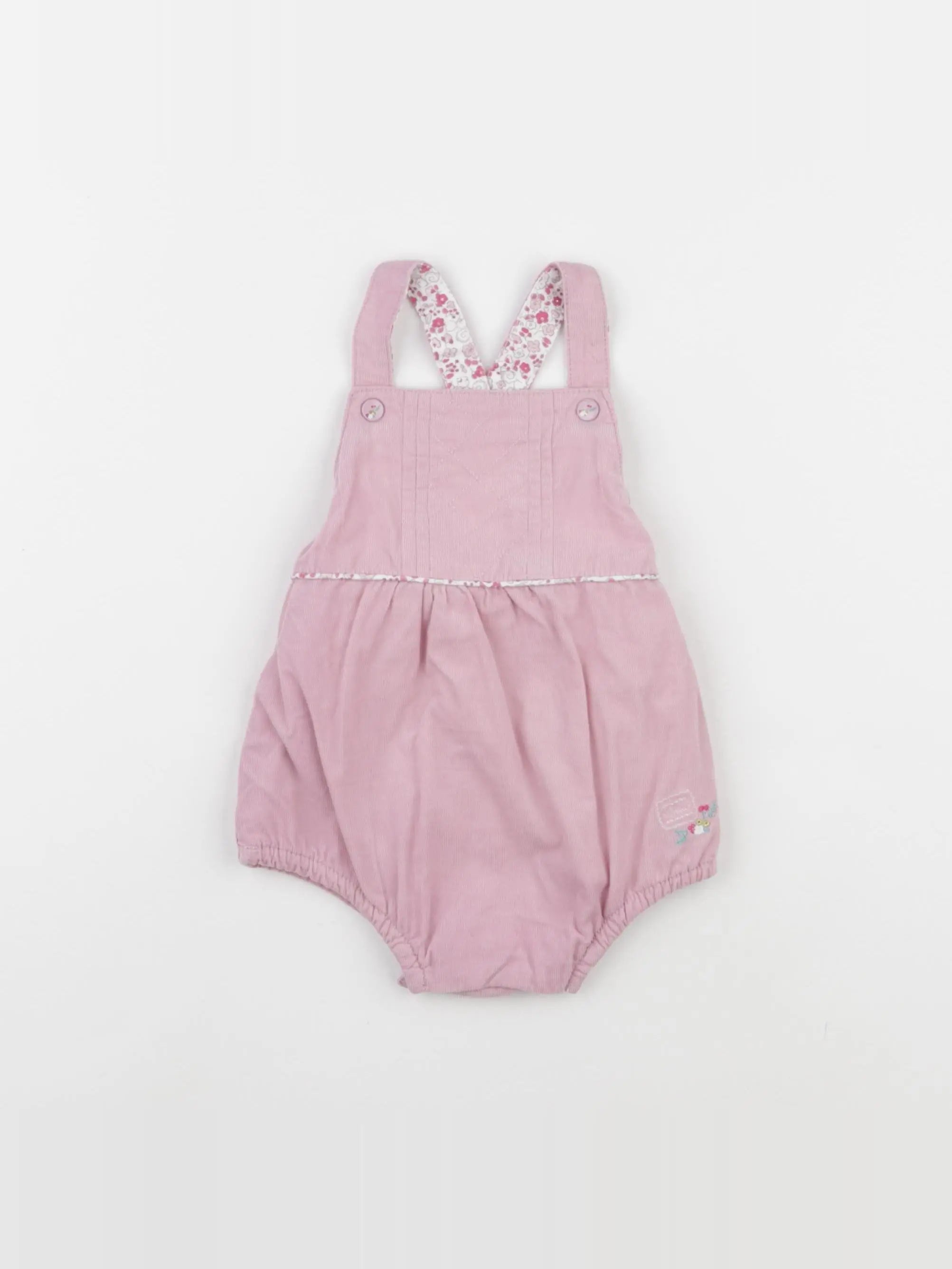 Sergent Major - salopette rose - 6 mois