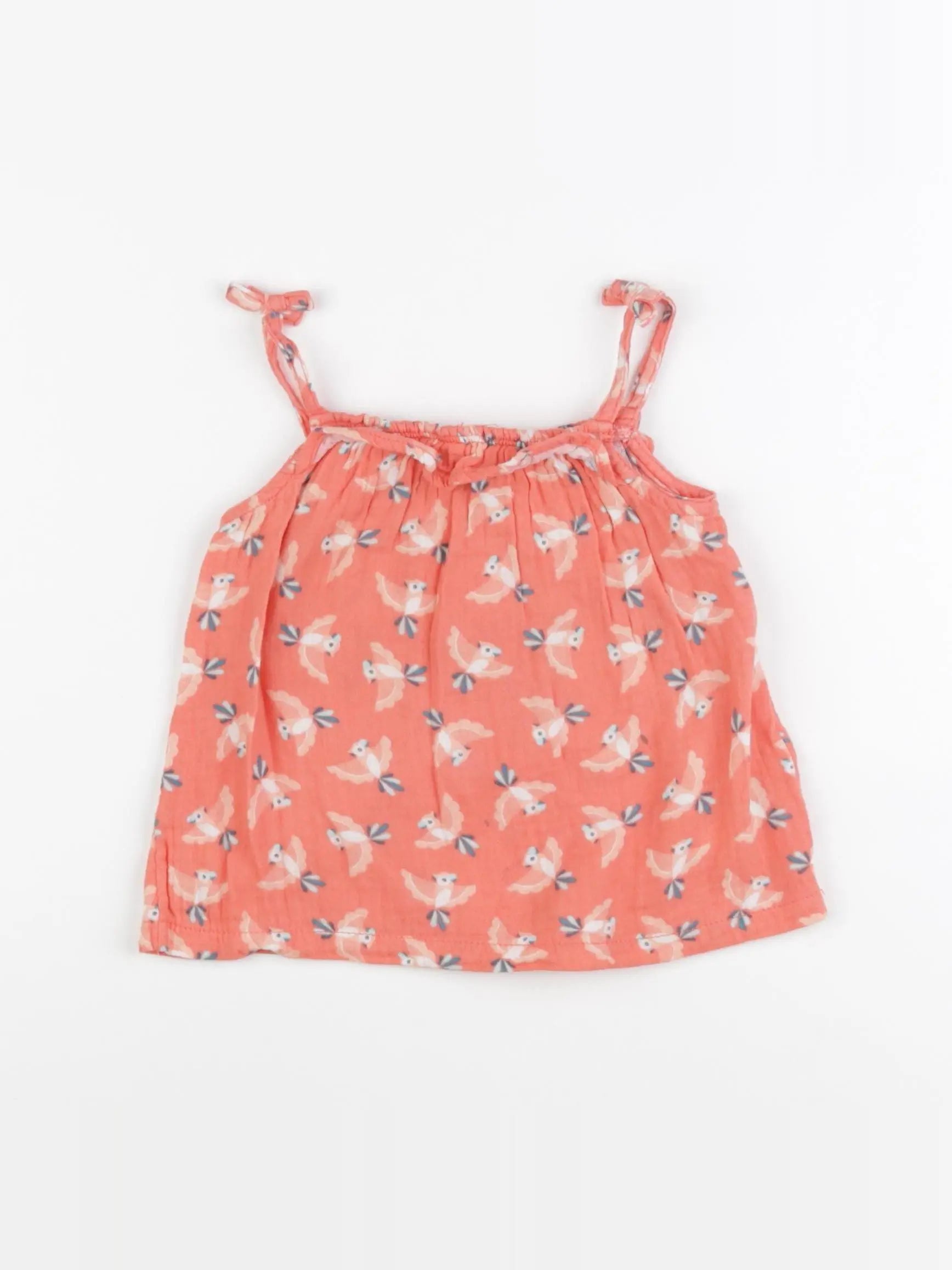 Obaïbi - blouse orange - 24 mois