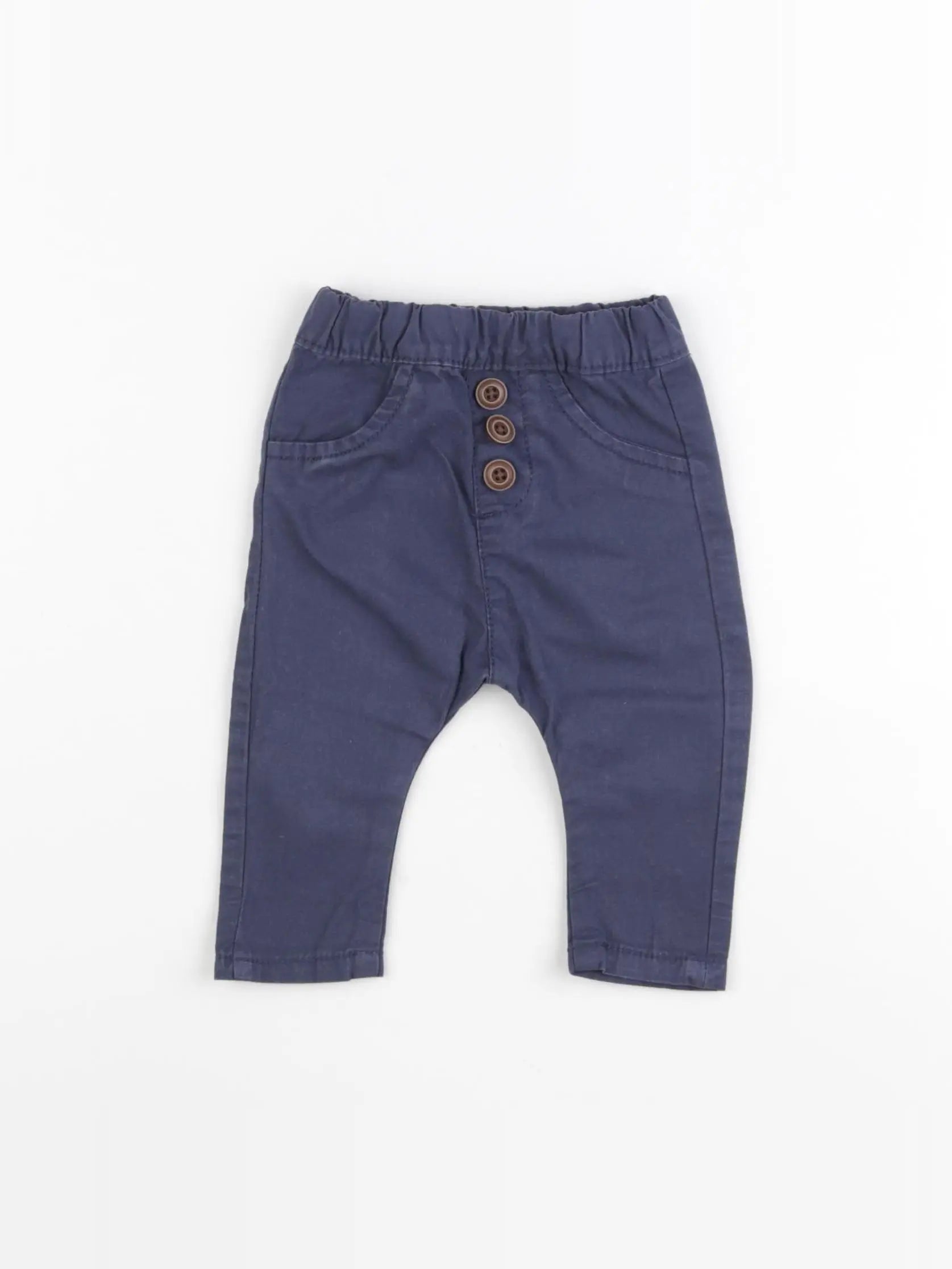 Tape à l'oeil - pantalon bleu - 3 mois