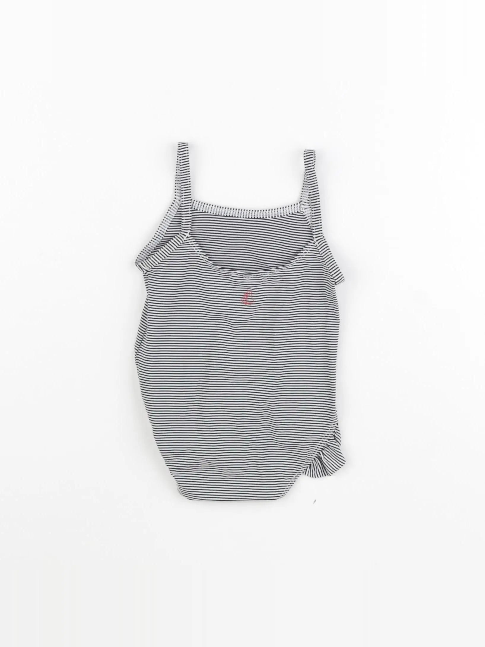 Petit Bateau - maillot de bain blanc, bleu - 6 mois