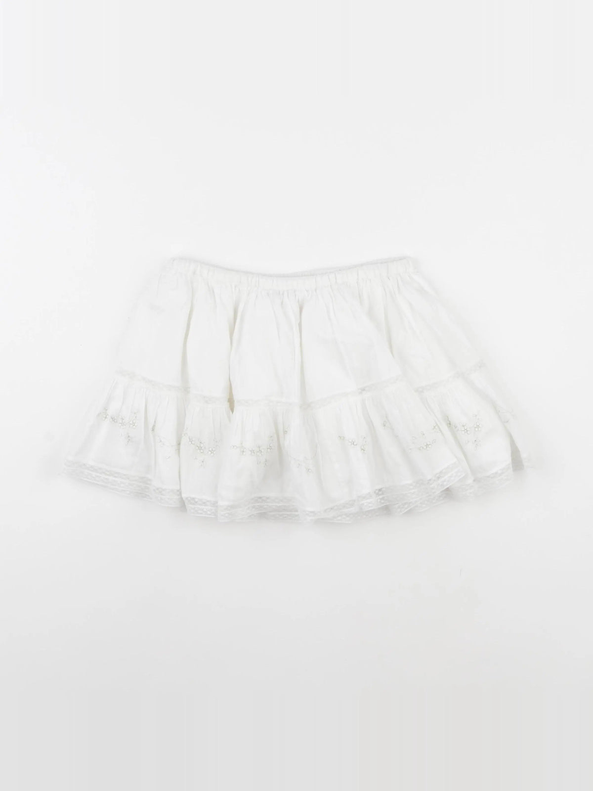 Bonpoint - jupe blanc - 6 ans