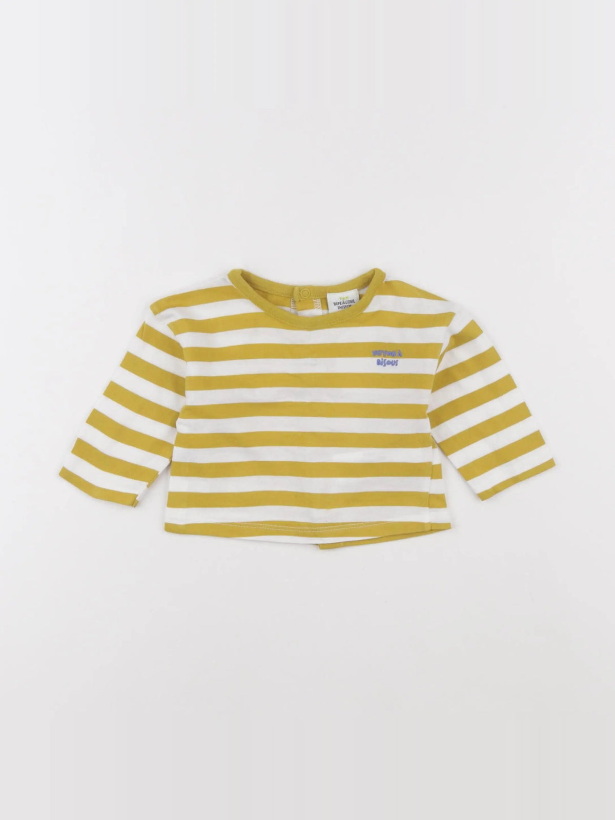 Tape à l'oeil - tee-shirt jaune - 3 mois