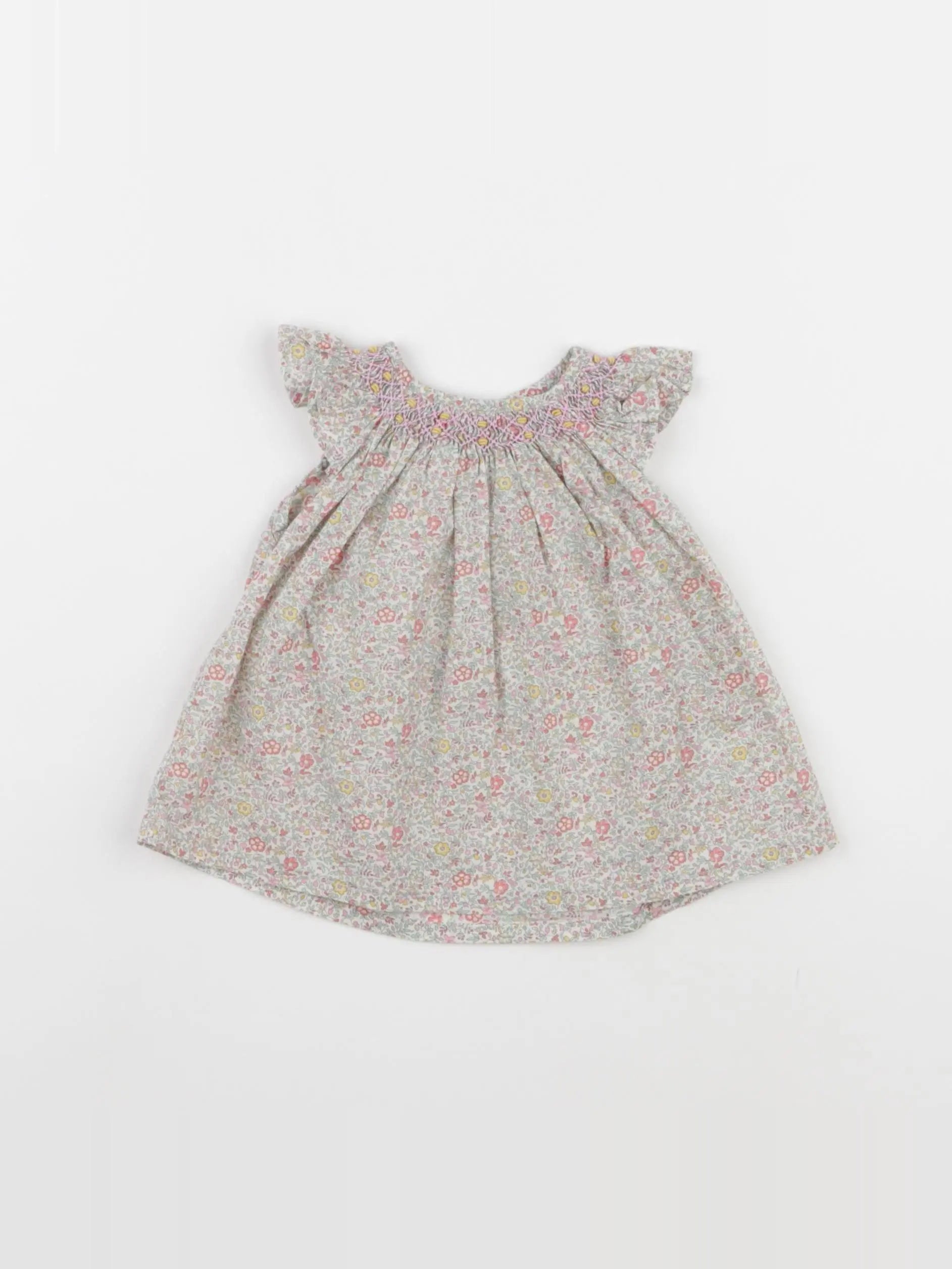 Acanthe - blouse multicolore - 6 mois