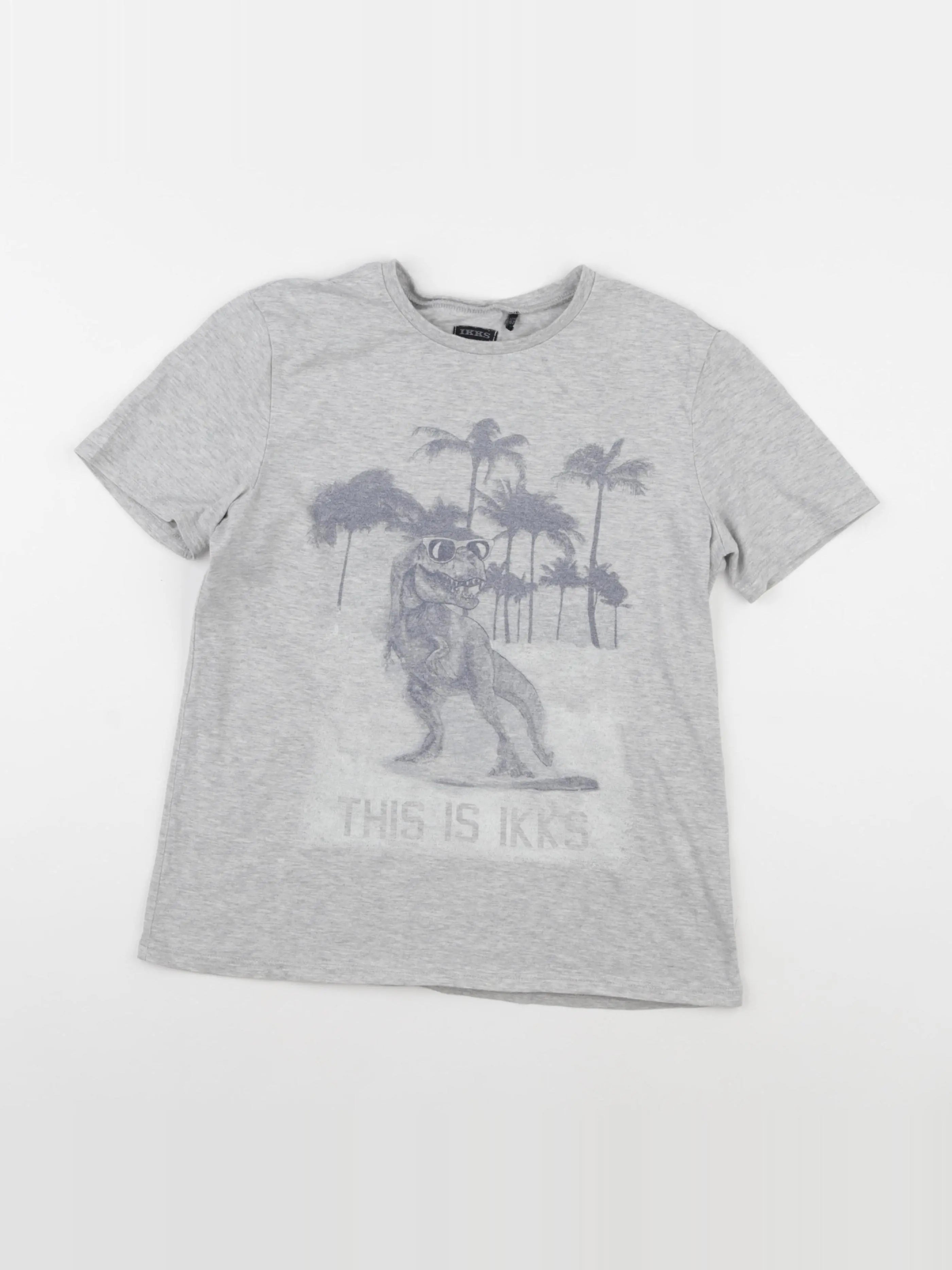 IKKS - tee-shirt gris - 12 ans