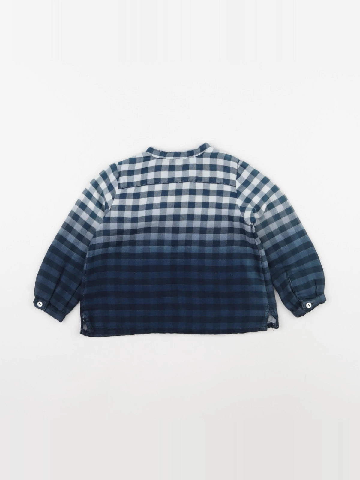 Bonpoint - blouse bleu - 12 mois