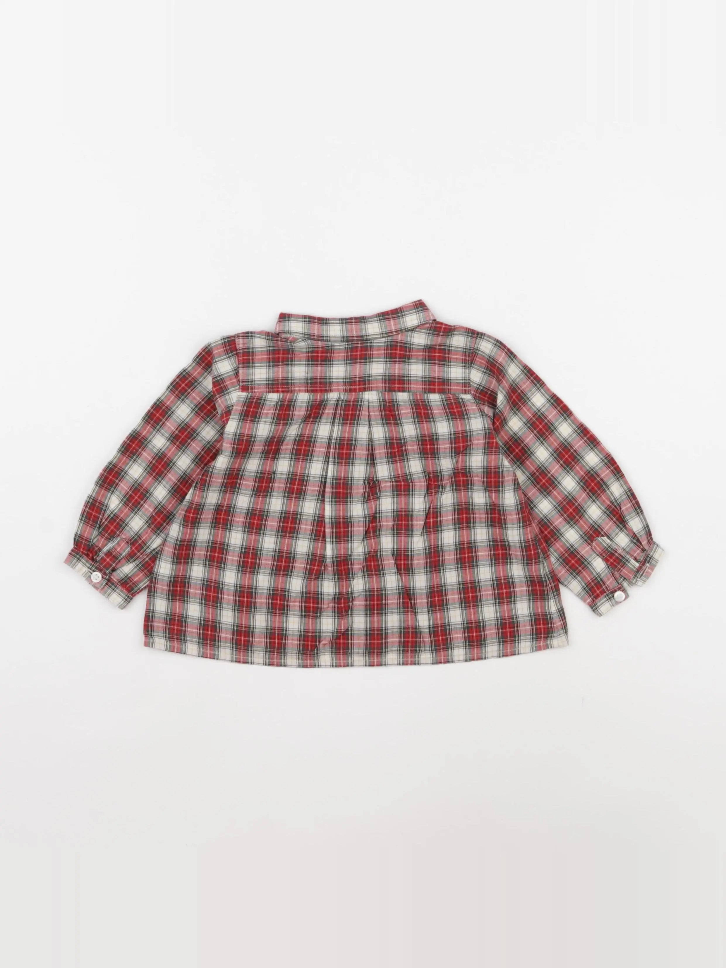 Bonpoint - chemise multicolore - 12 mois