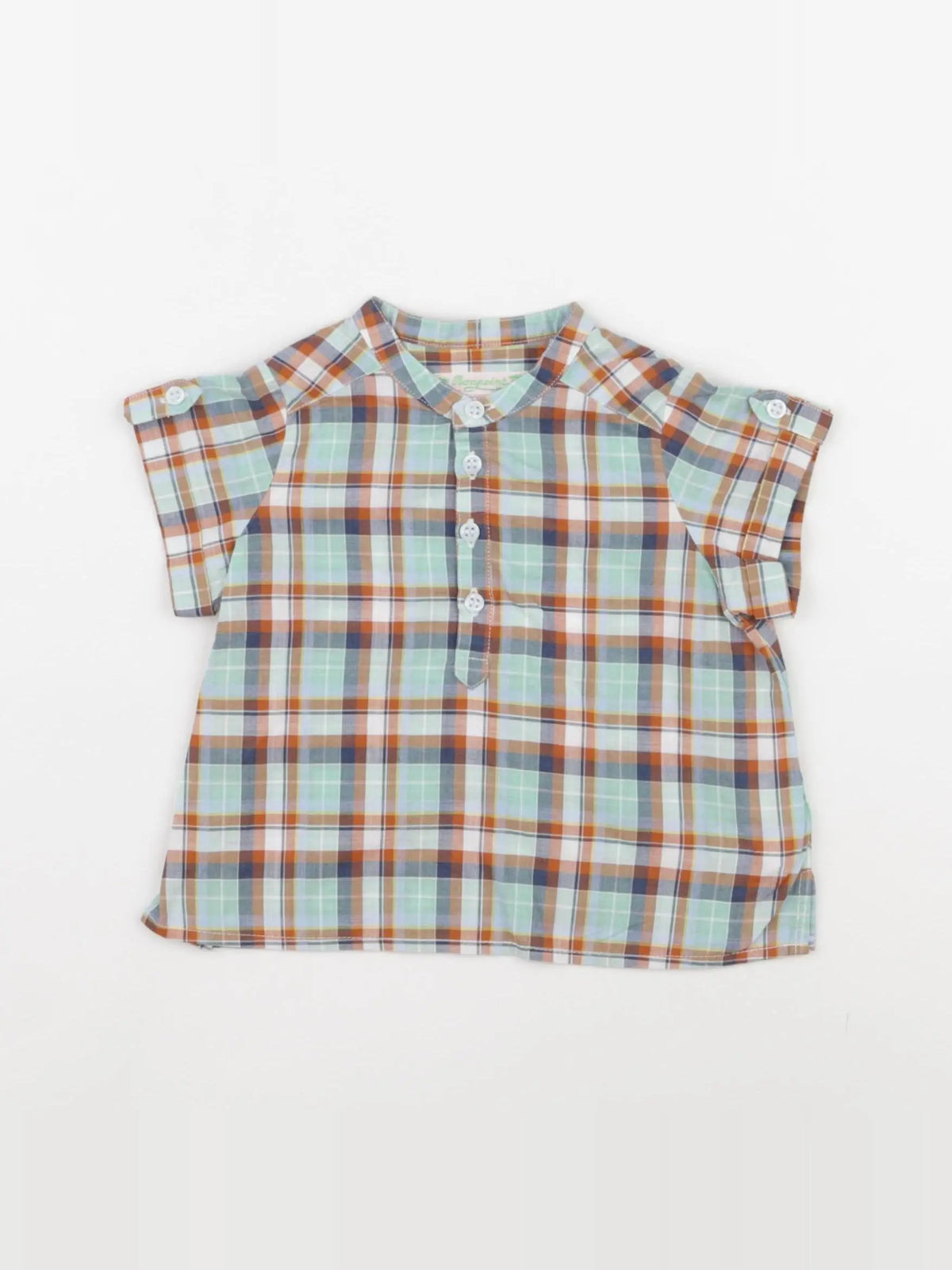 Bonpoint - chemise multicolore - 6 mois