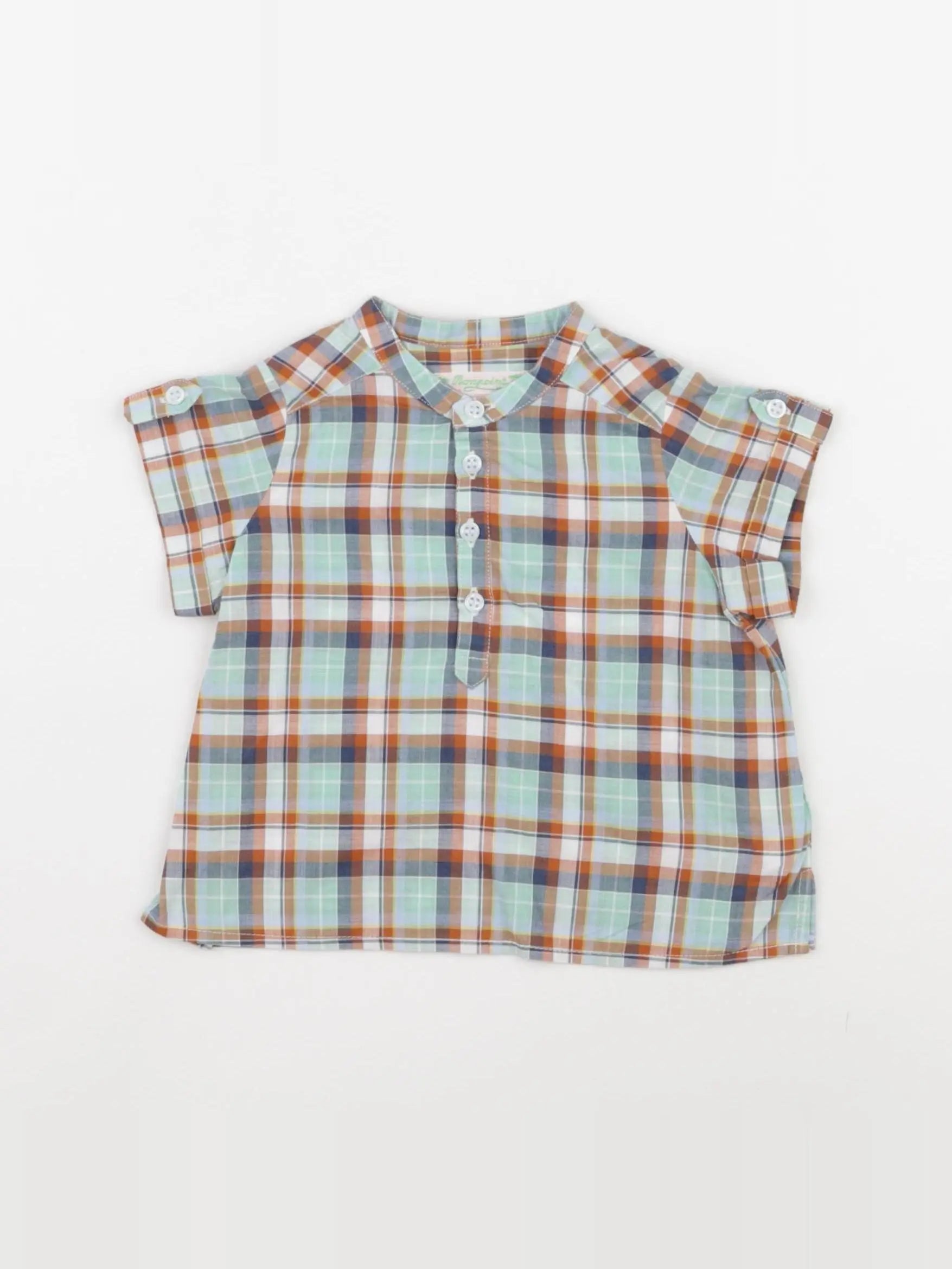 Bonpoint - chemise multicolore - 6 mois