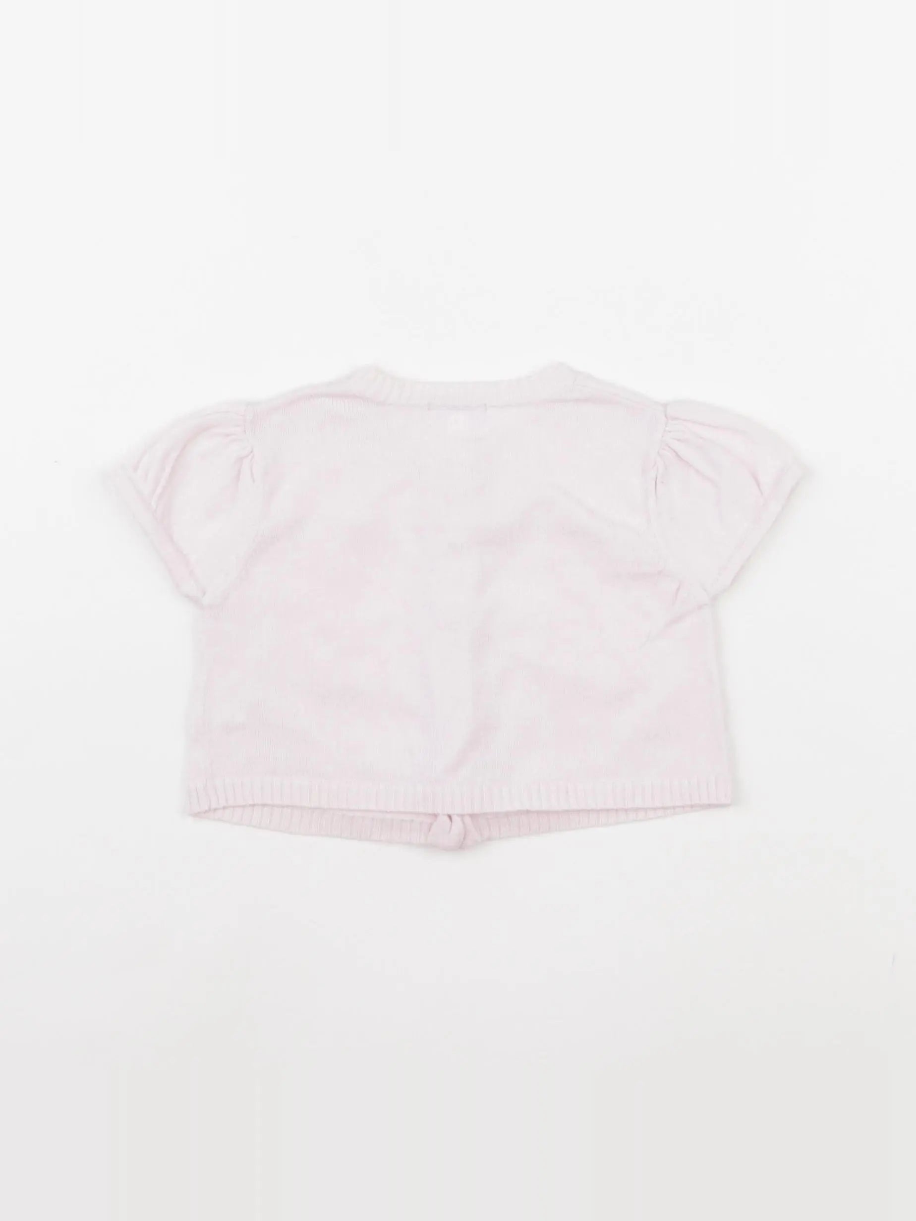 Acanthe - gilet rose - 3 mois