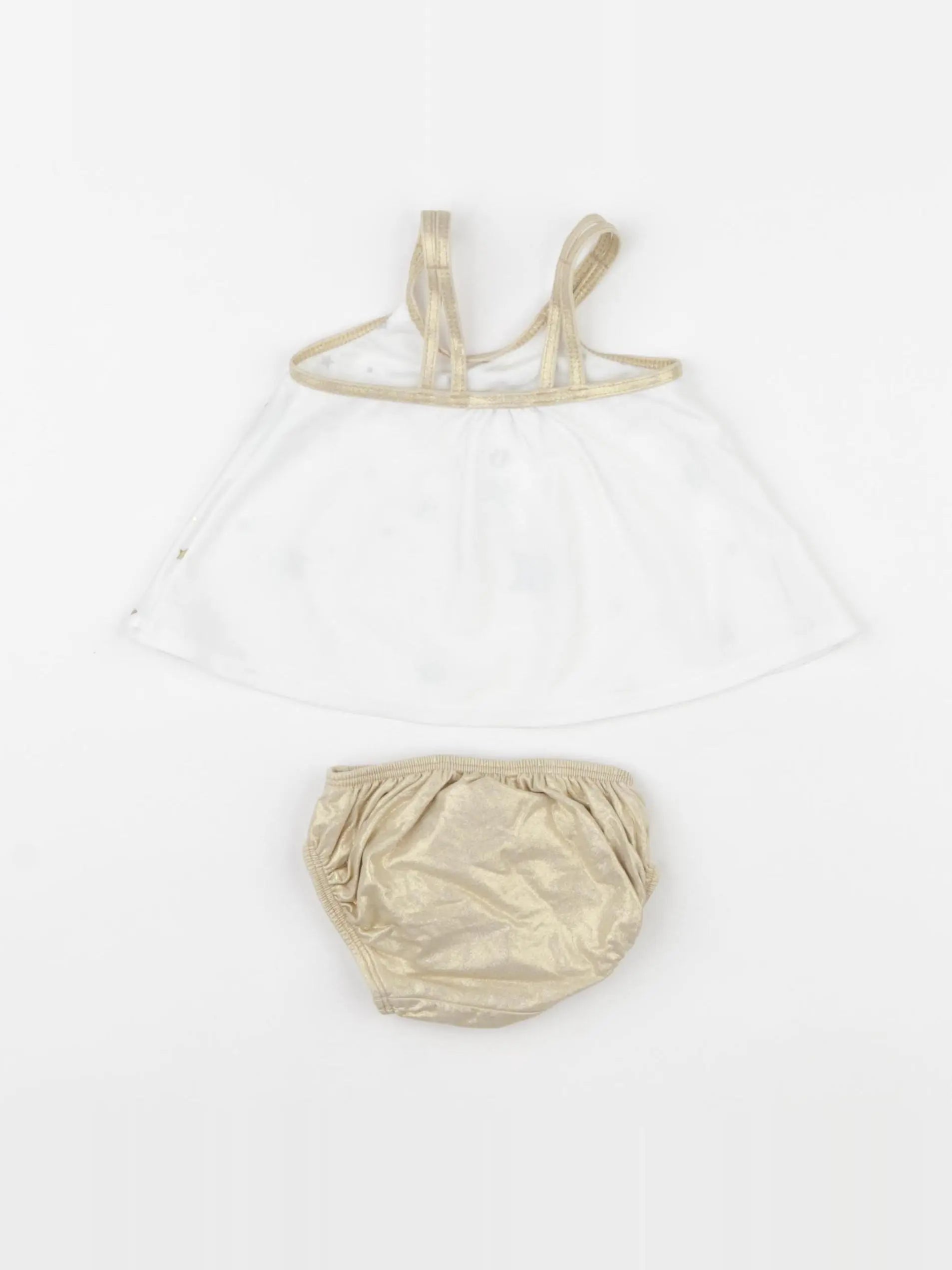 Little marc jacobs - maillot de bain blanc, or - 3 mois