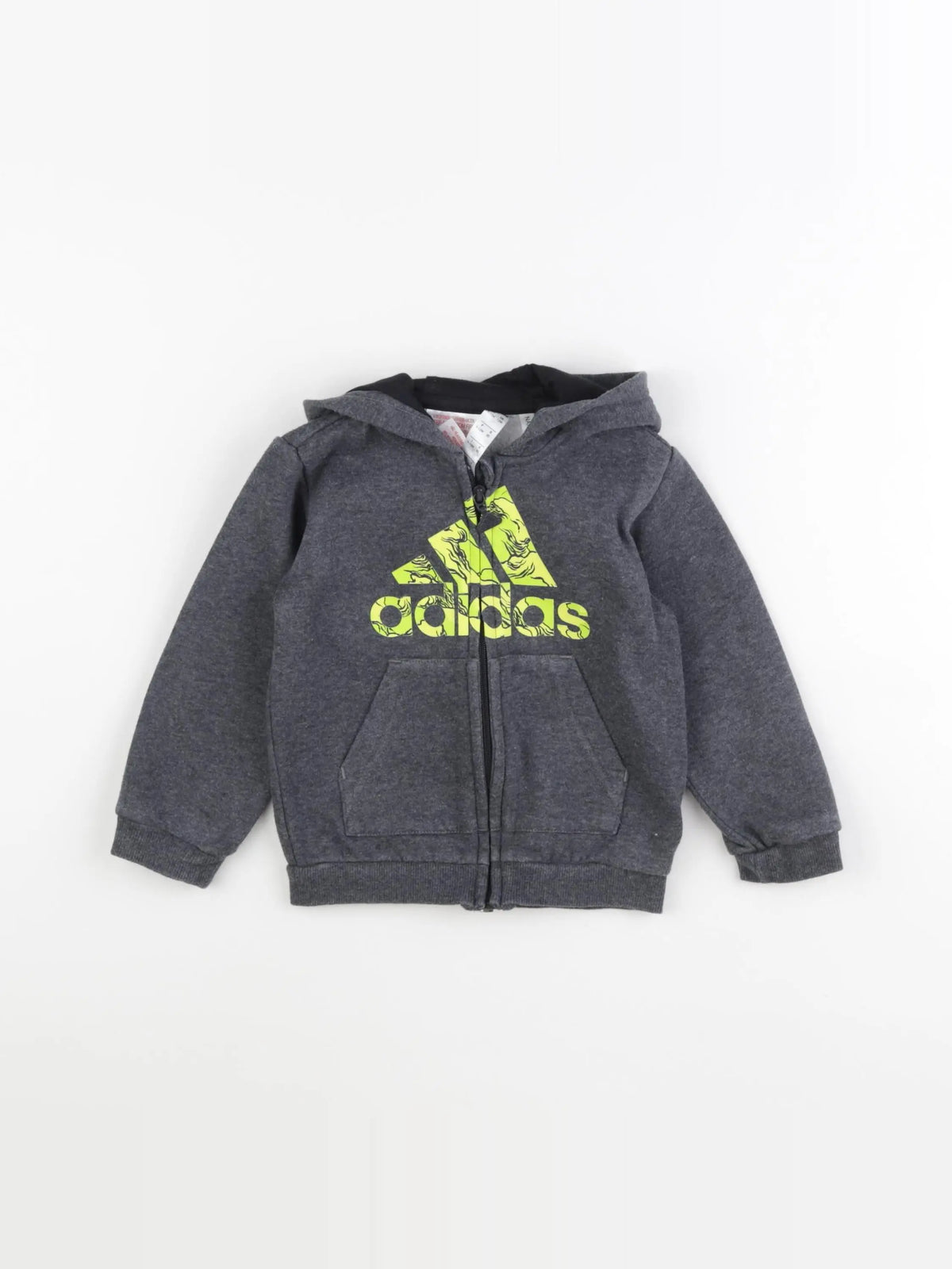 Adidas - sweat gris - 9/12 mois