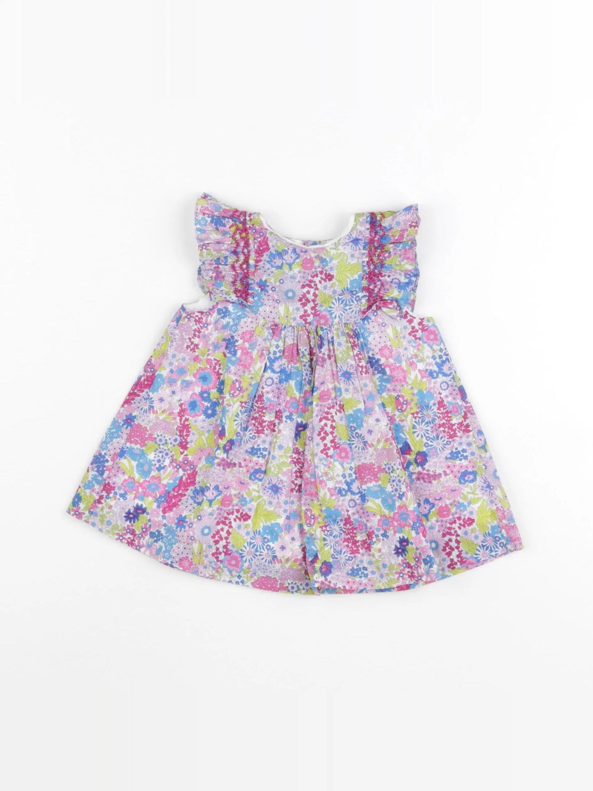 Jacadi - robe liberty multicolore - 3 mois