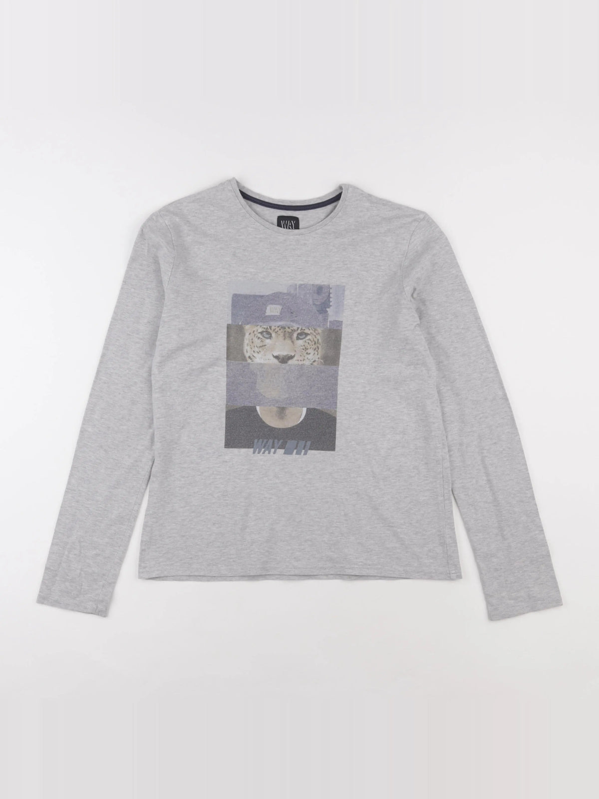 IKKS - tee-shirt gris - 14 ans