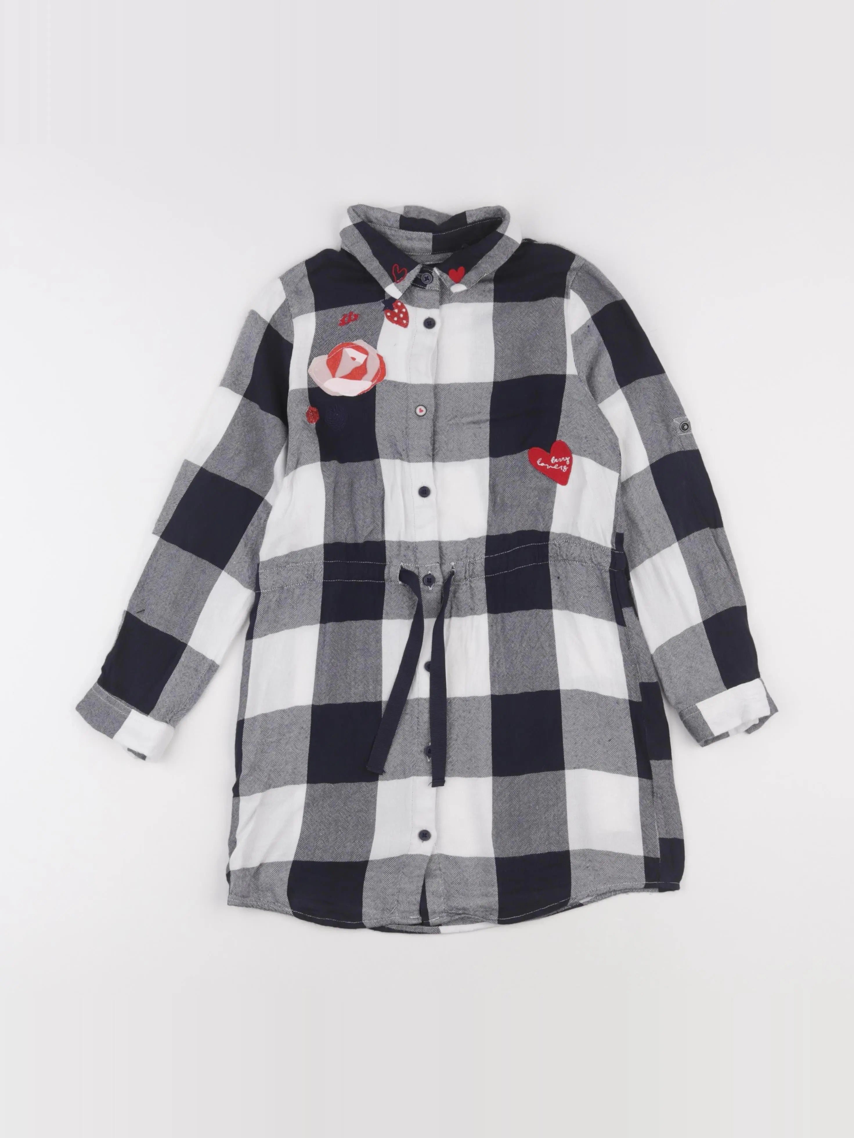 IKKS - robe bleu, blanc - 6 ans
