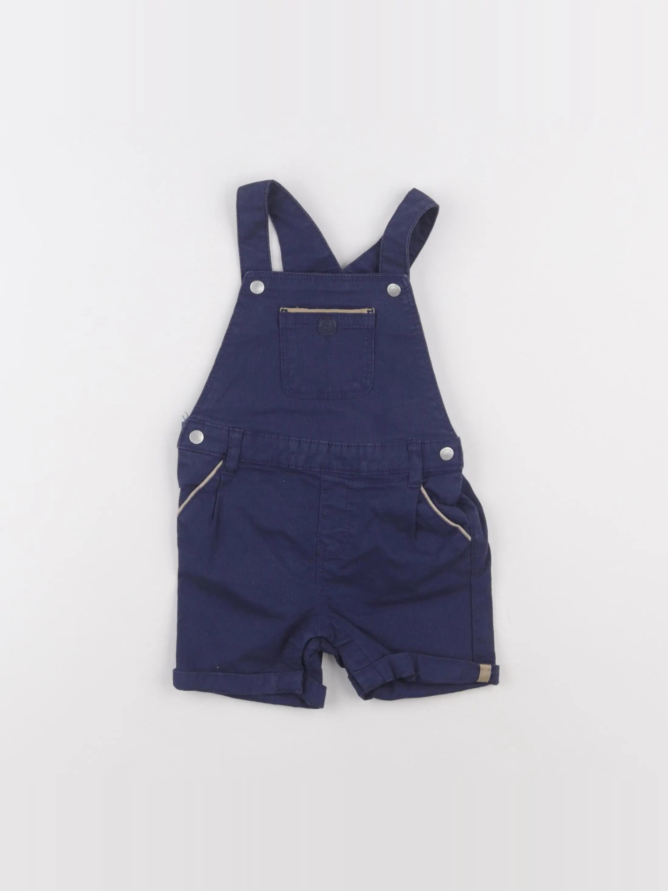 Obaïbi - salopette bleu - 9 mois