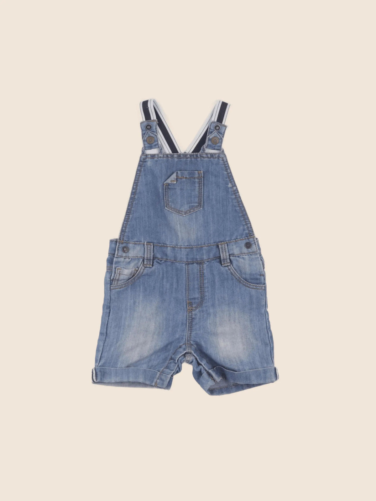 Obaïbi - salopette bleu - 6 mois