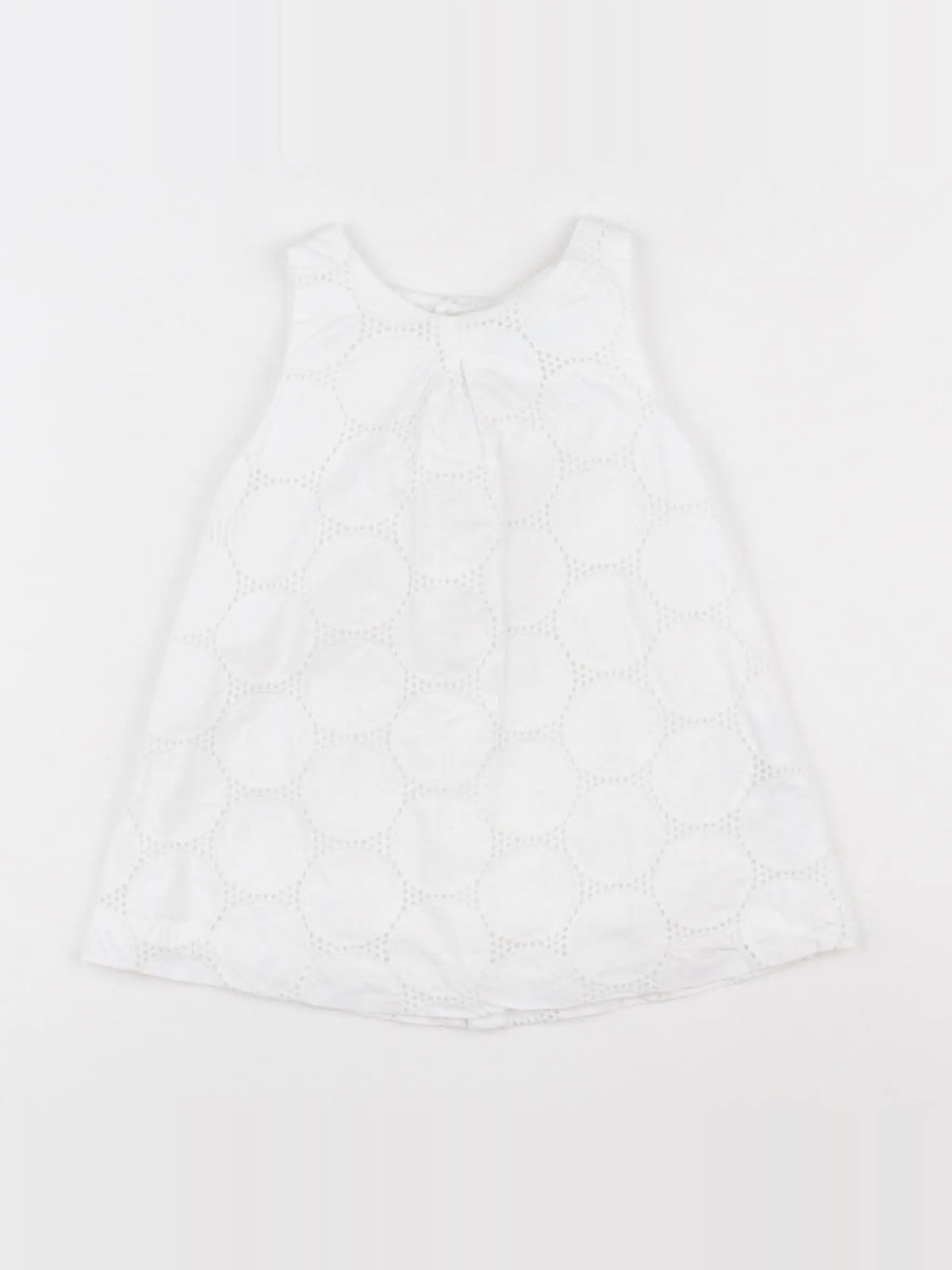 Obaïbi - robe blanc - 6 mois