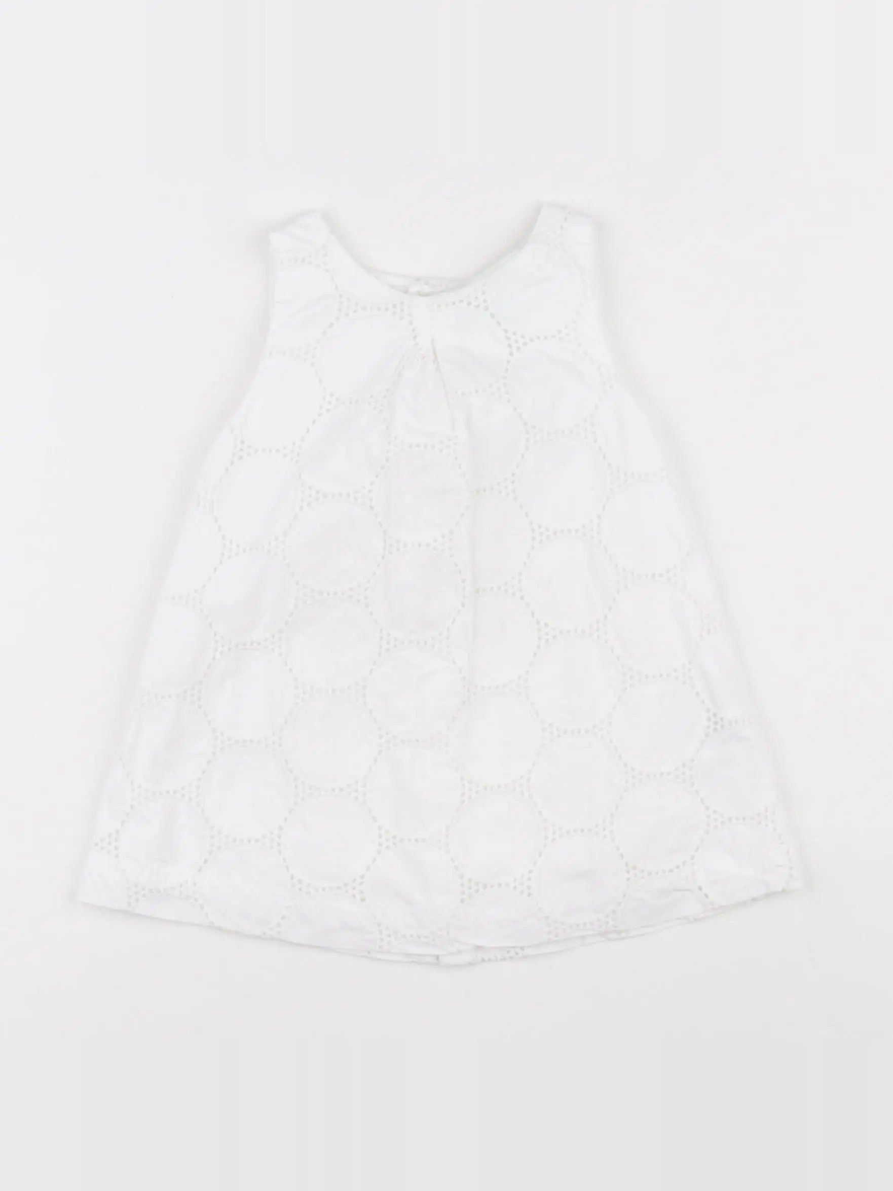 Obaïbi - robe blanc - 6 mois