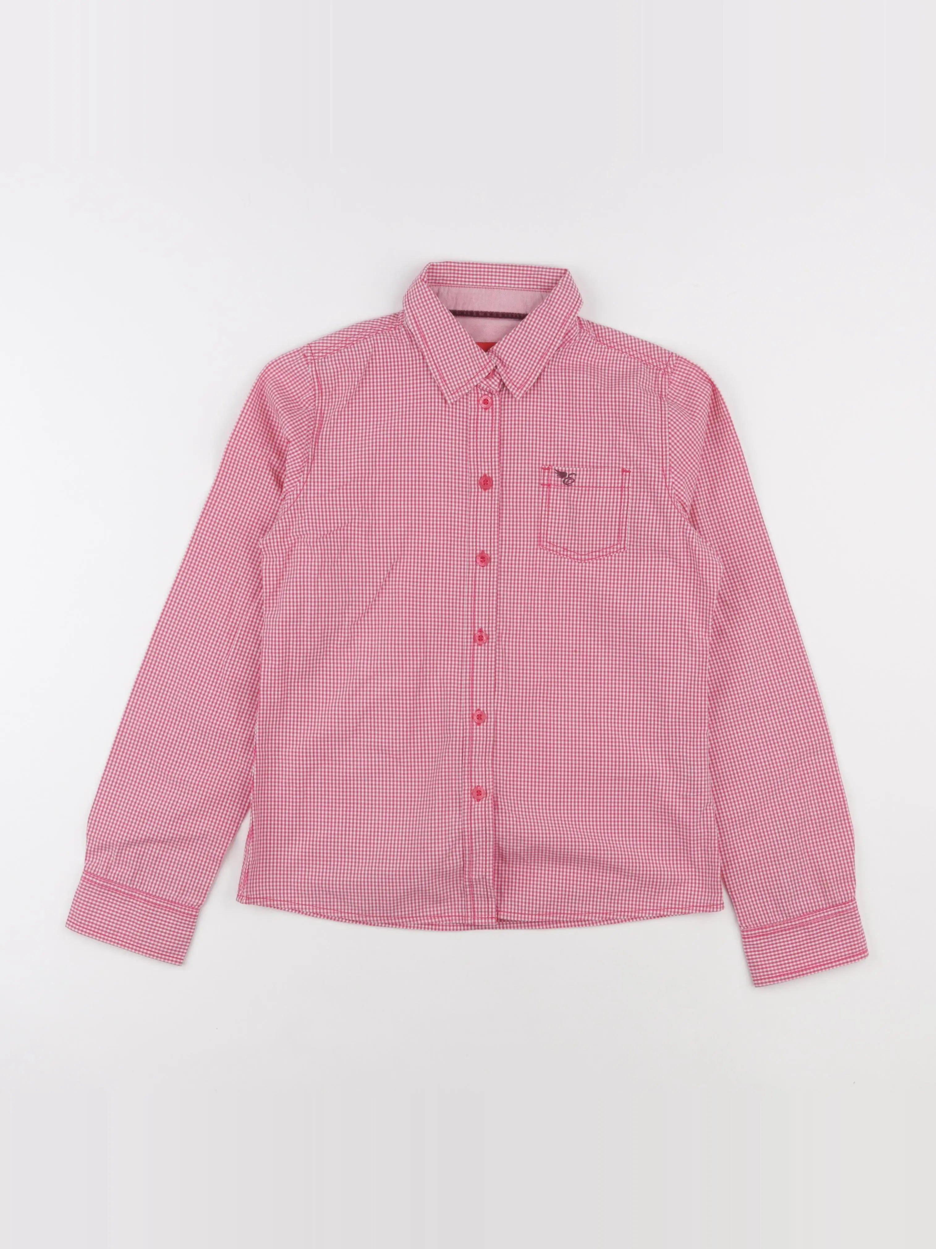 Esprit - chemise blanc, rouge - 10/11 ans