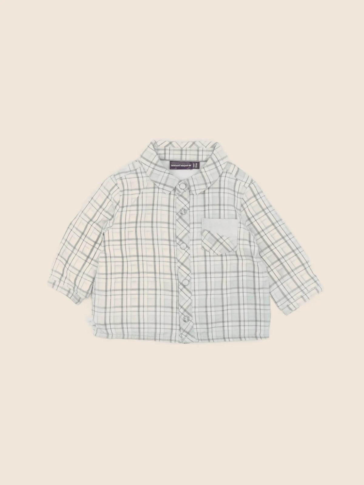 Sergent Major - chemise multicolore - 3 mois