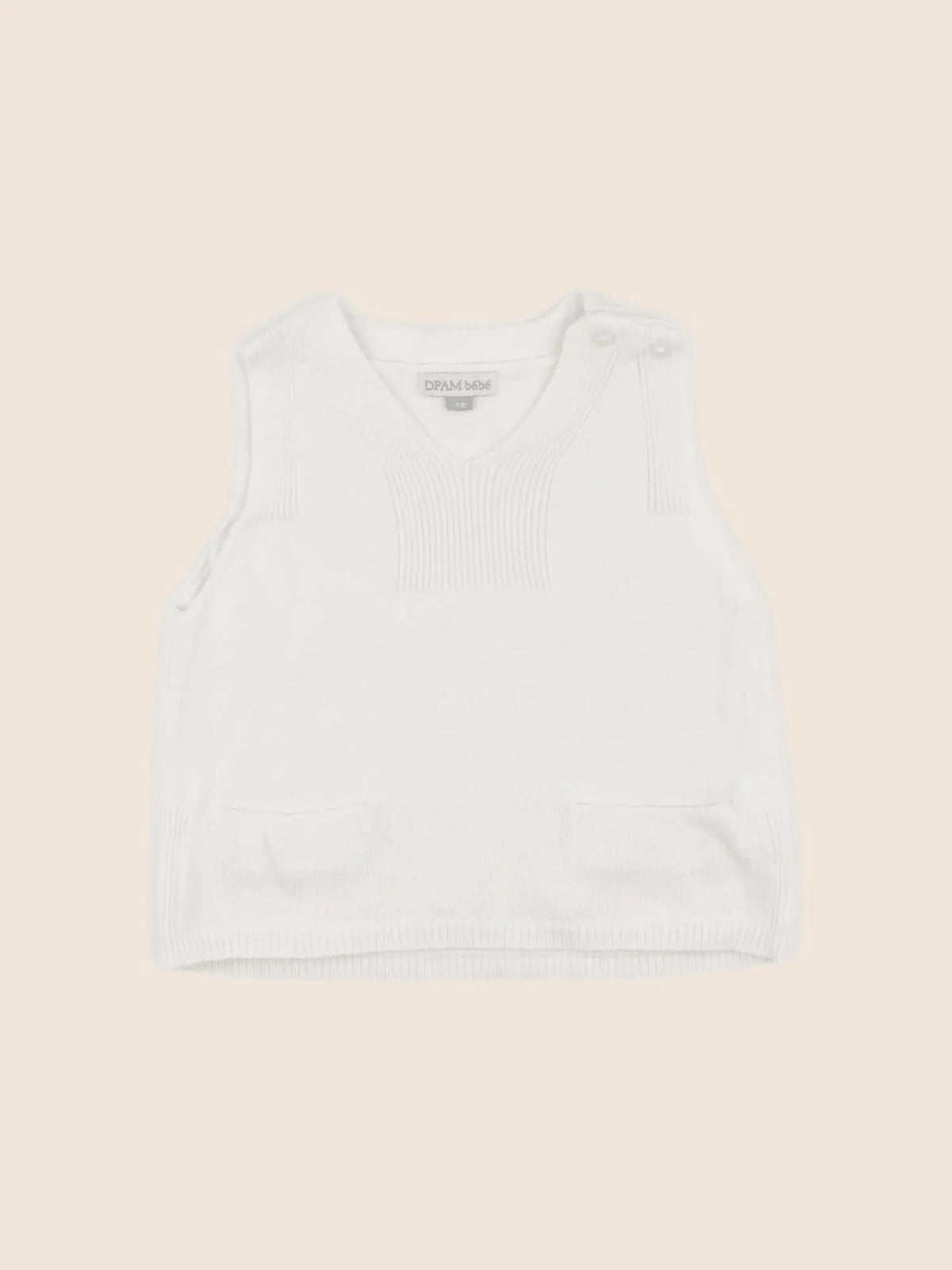 DPAM - pull beige - 6 mois