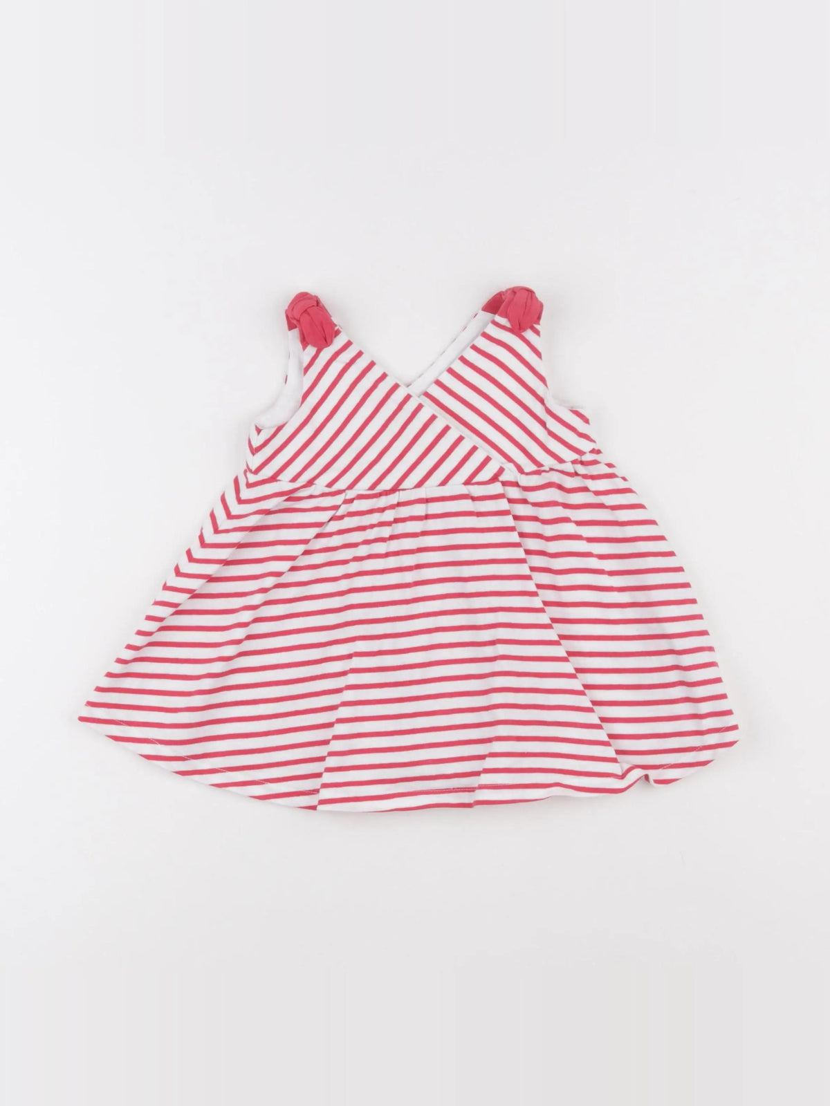 Obaïbi - robe blanc, rouge - 6 mois