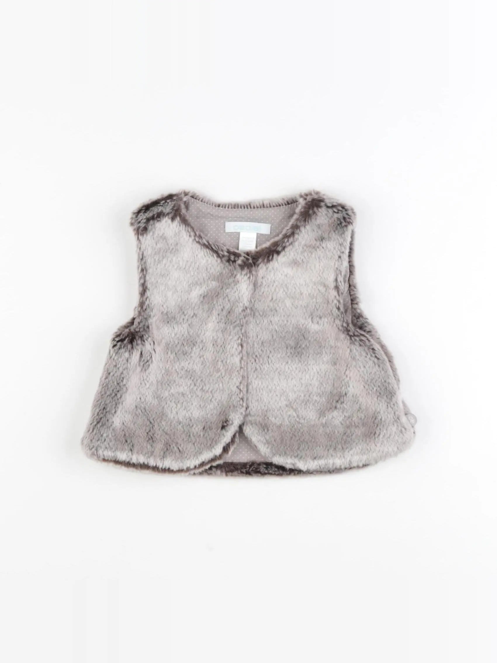 Obaïbi - gilet marron - 12 mois