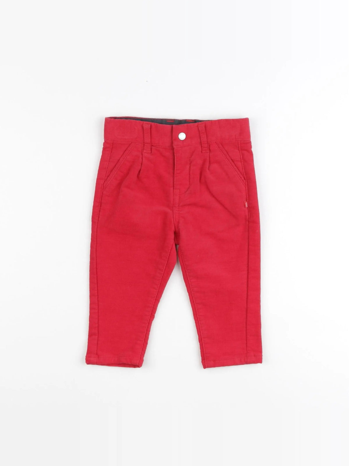 Obaïbi - pantalon rouge - 6 mois