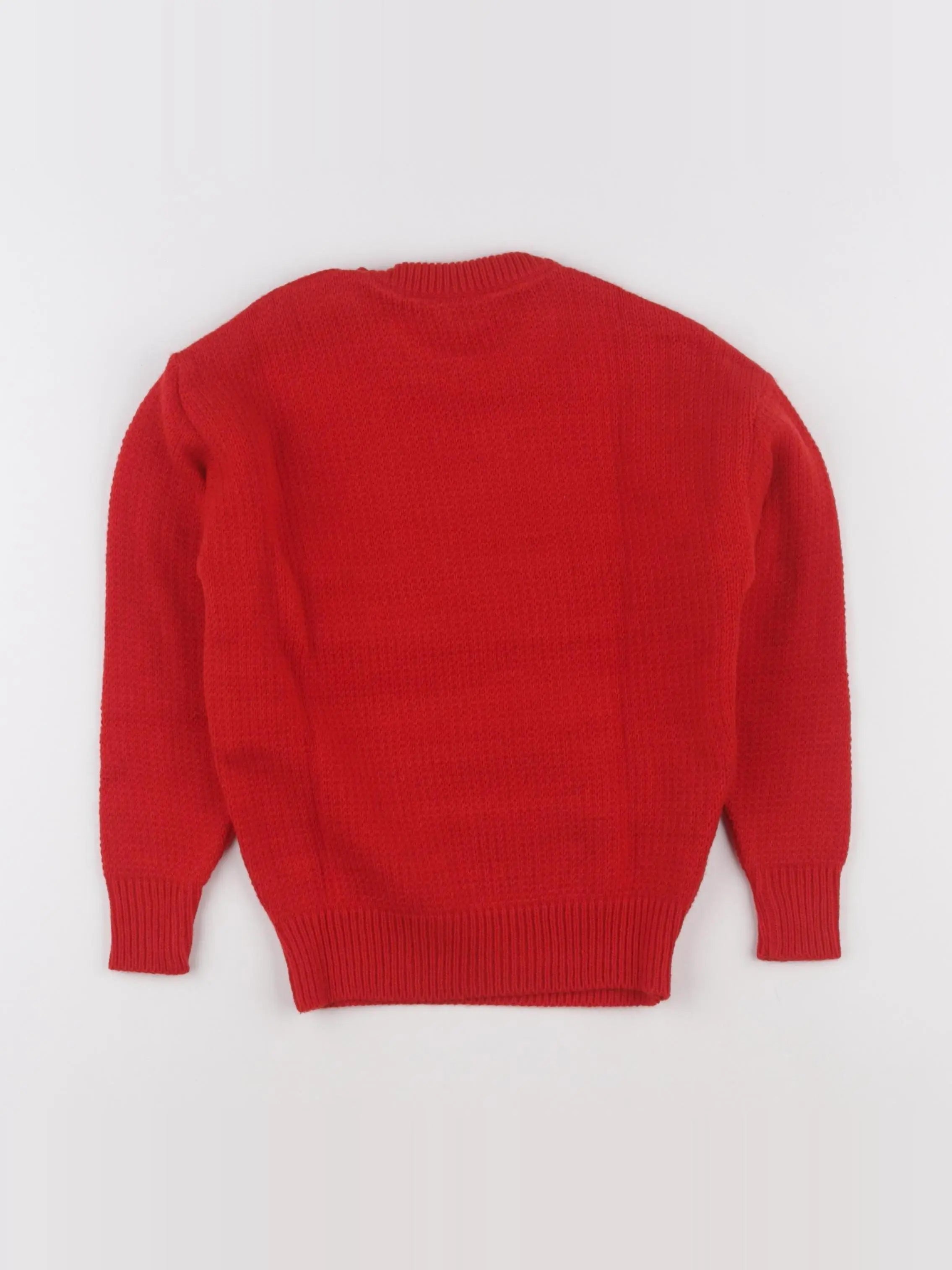 Vintage - pull rouge - 8 ans
